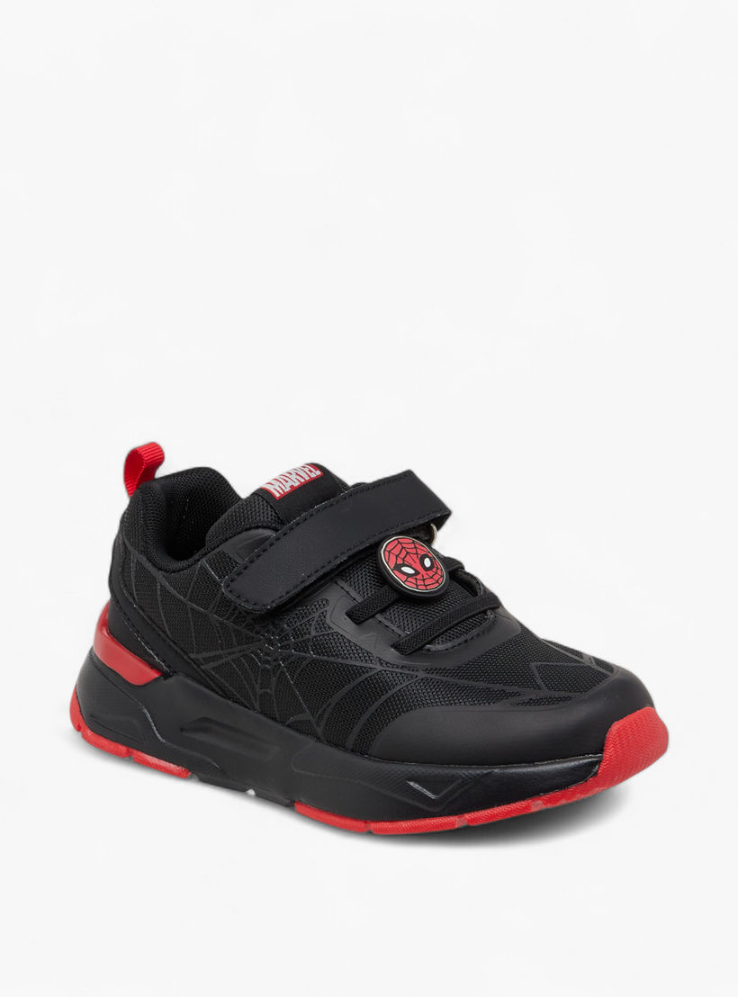 حذاء سنيكرز بشريط إغلاق لاصق وزخارف سبايدر مان-boys-shoes-sneakers-image-2