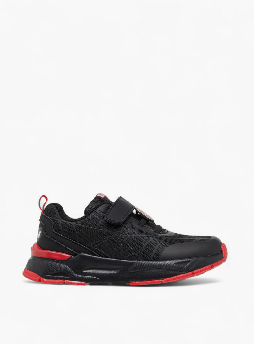 حذاء سنيكرز بشريط إغلاق لاصق وزخارف سبايدر مان-boys-shoes-sneakers-image-3