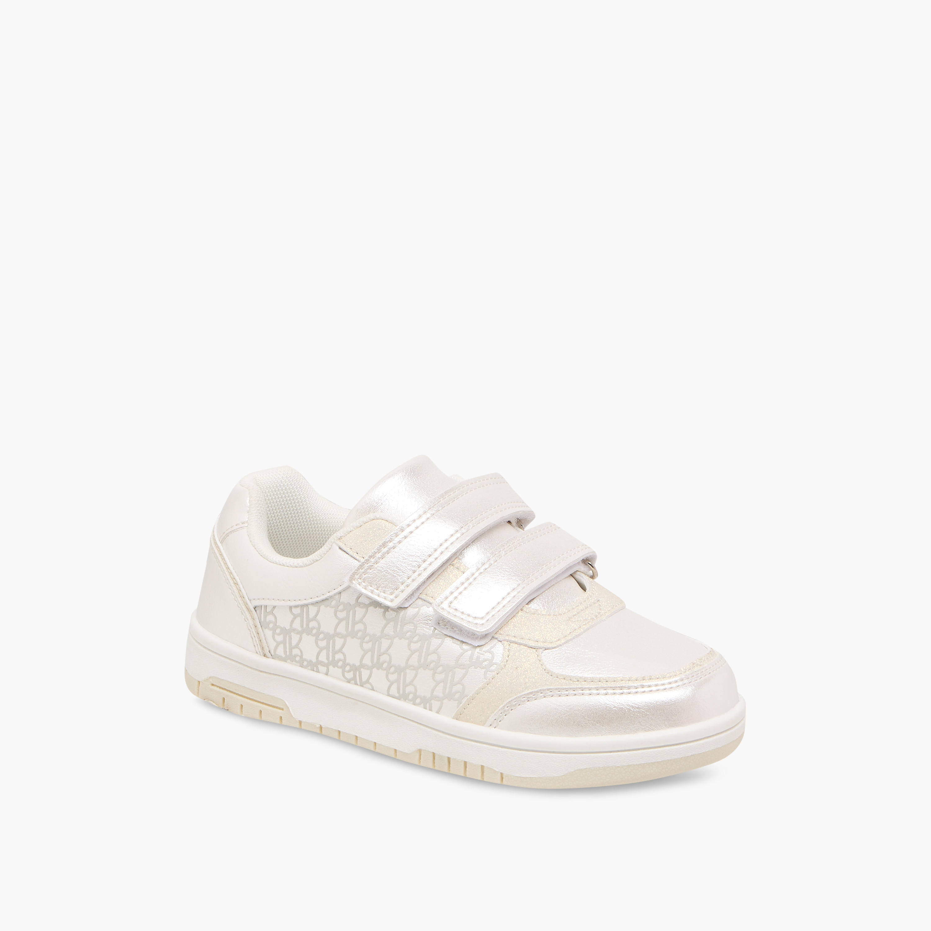 حذاء سنيكرز بشريط إغلاق لاصق وطبعات من باربي-girls-shoes-sneakers-image-2