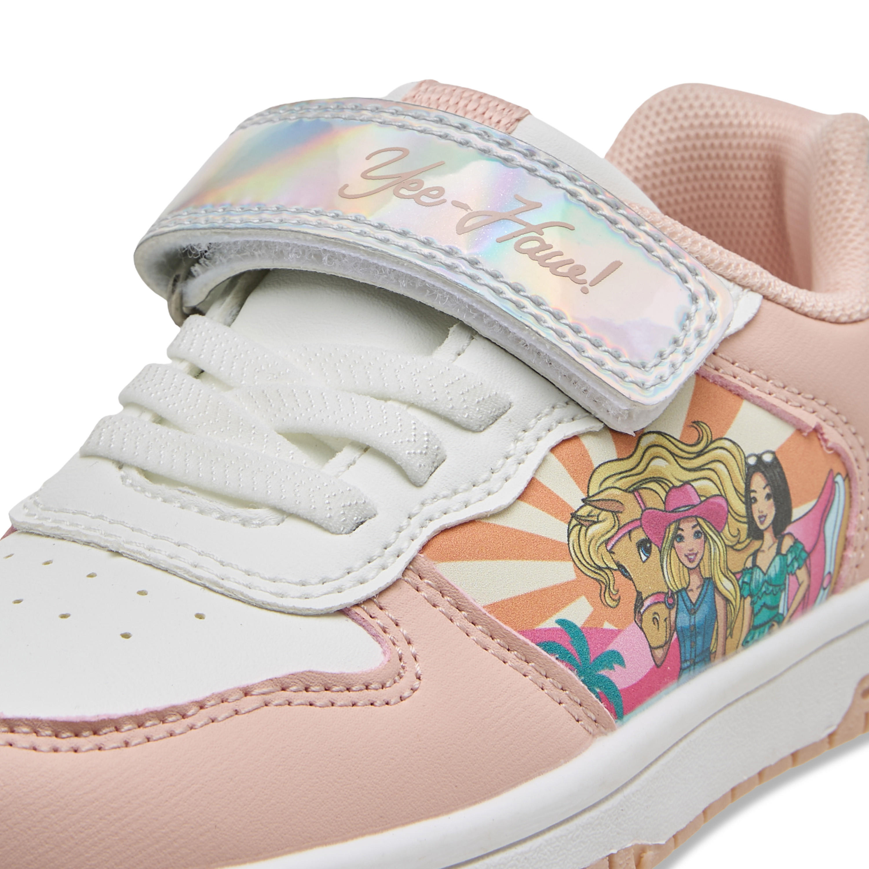 Barbie Girls Hook & Loop Ankle Sneakers-girls-shoes-sneakers-image-4
