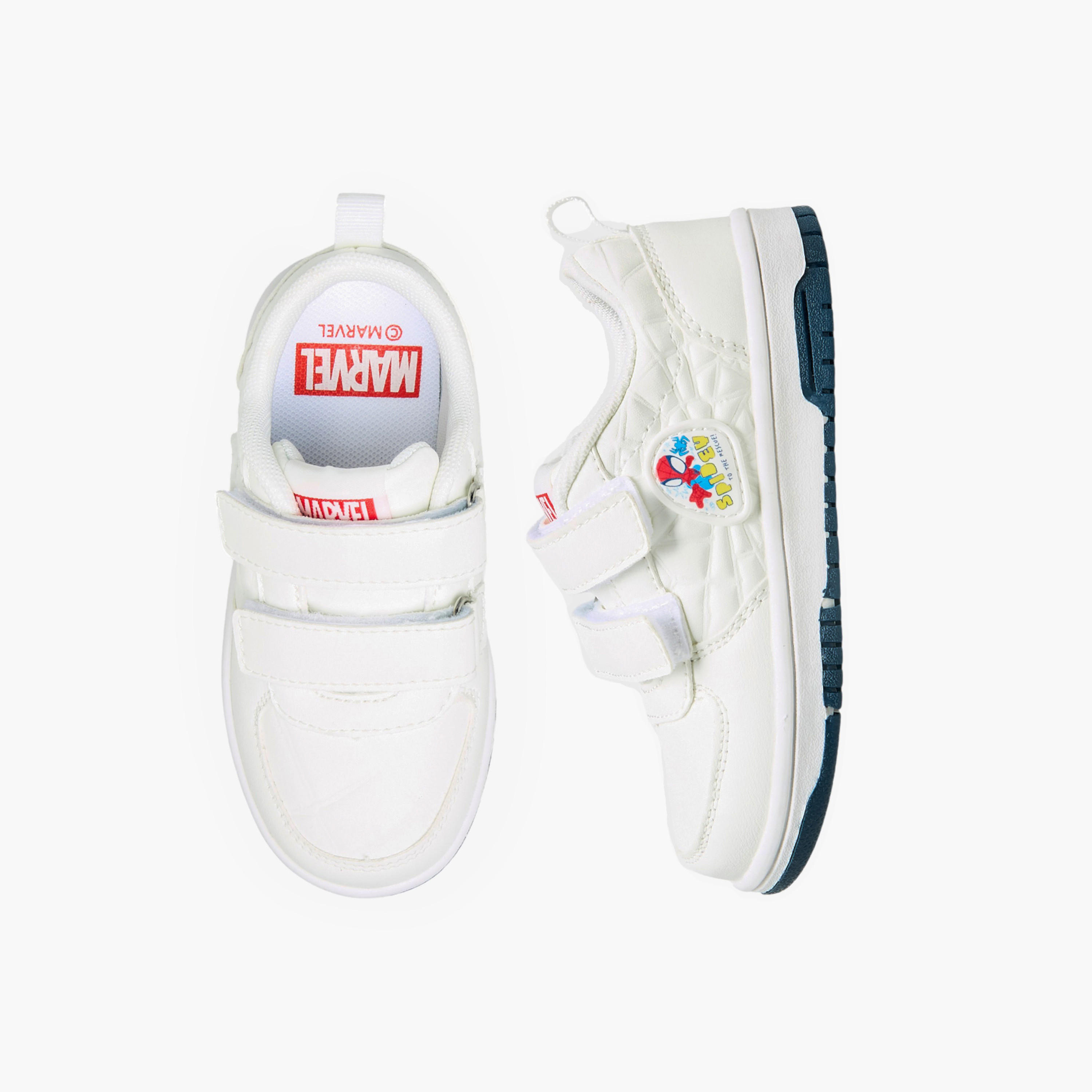 حذاء سنيكرز بزخارف سبايدر مان وشريط إغلاق لاصق للأولاد من مارفل-boys-shoes-sneakers-image-1