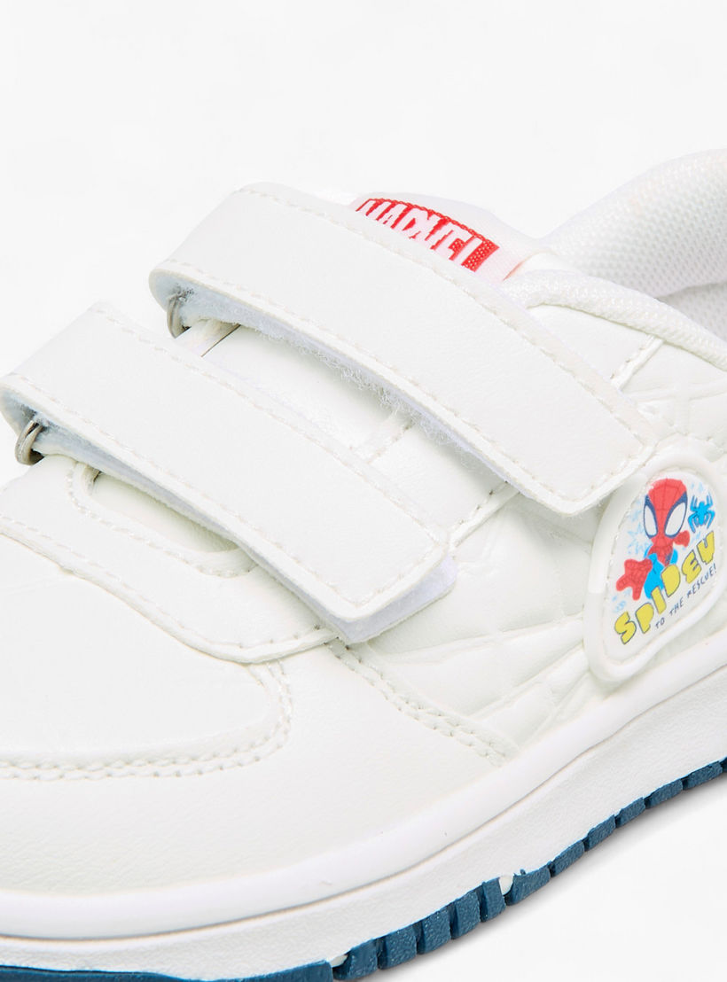 حذاء سنيكرز بزخارف سبايدر مان وشريط إغلاق لاصق للأولاد من مارفل-boys-shoes-sneakers-image-4