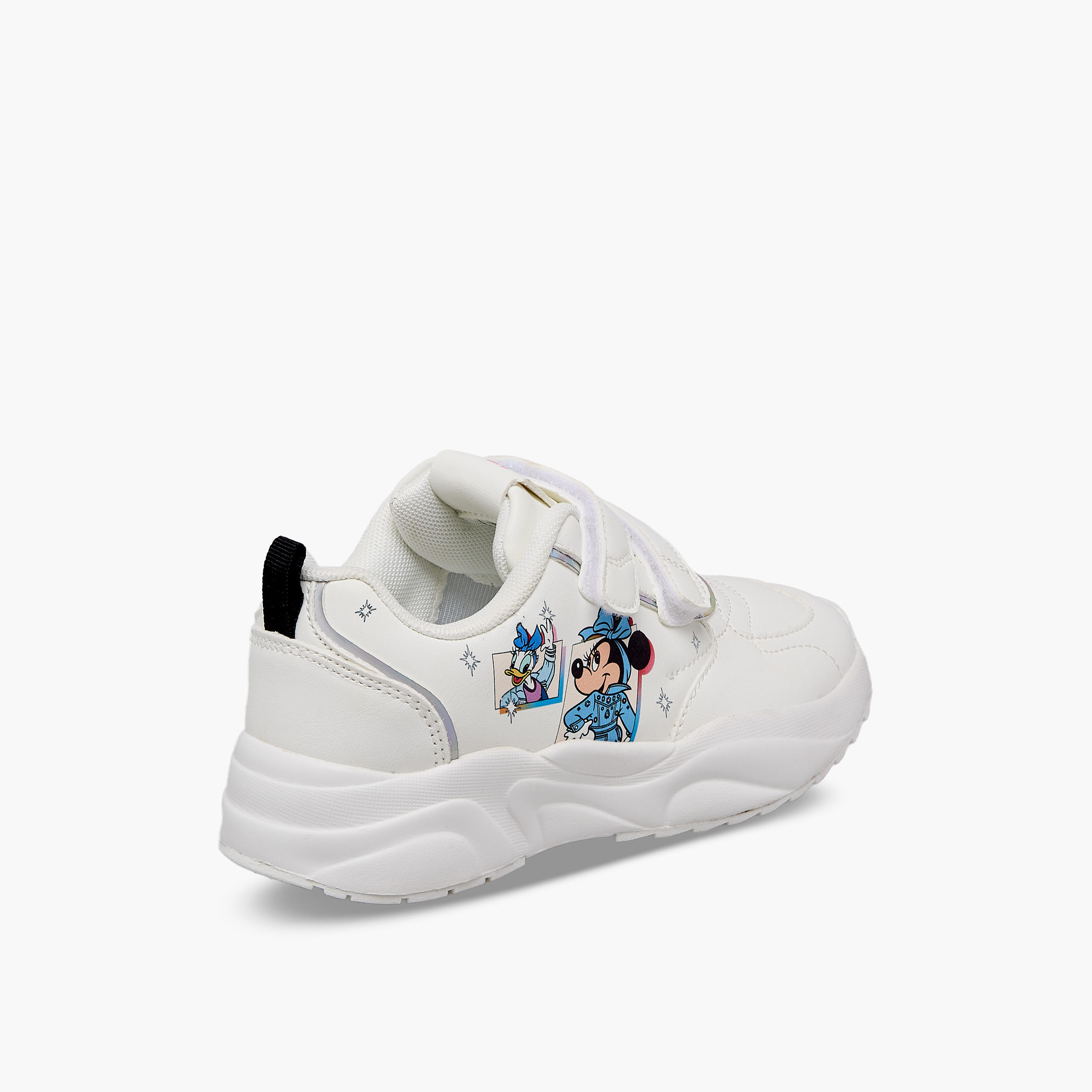 حذاء سنيكرز بشريط إغلاق لاصق وطبعات للبنات من ديزني-girls-shoes-sneakers-image-6