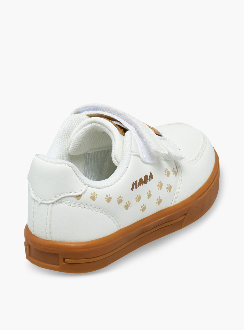 Disney Boys Simba Print Hook & Loop Sneakers-boys-shoes-sneakers-image-6