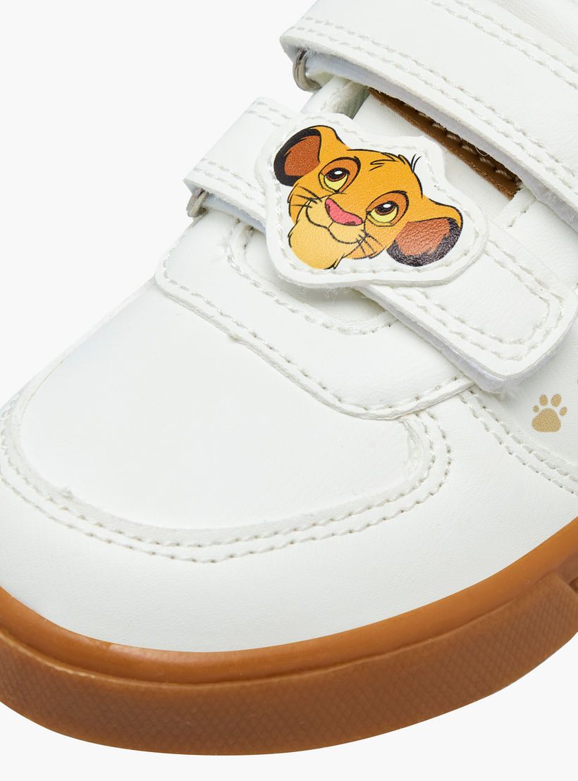 Disney Boys Simba Print Hook & Loop Sneakers-boys-shoes-sneakers-image-7