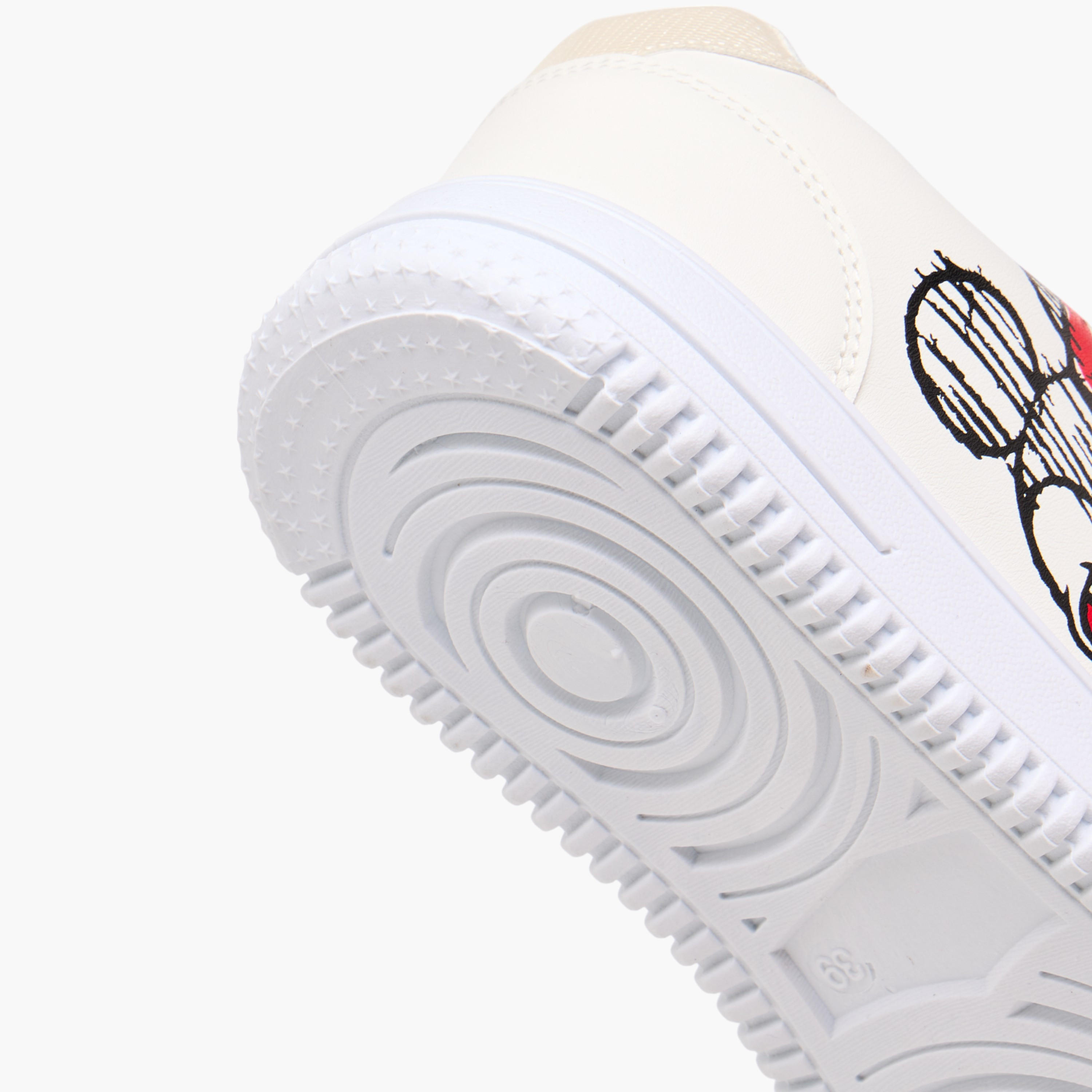 Disney Minnie Mouse Print Lace-Up Sneakers-women-shoes-sneakers-image-5