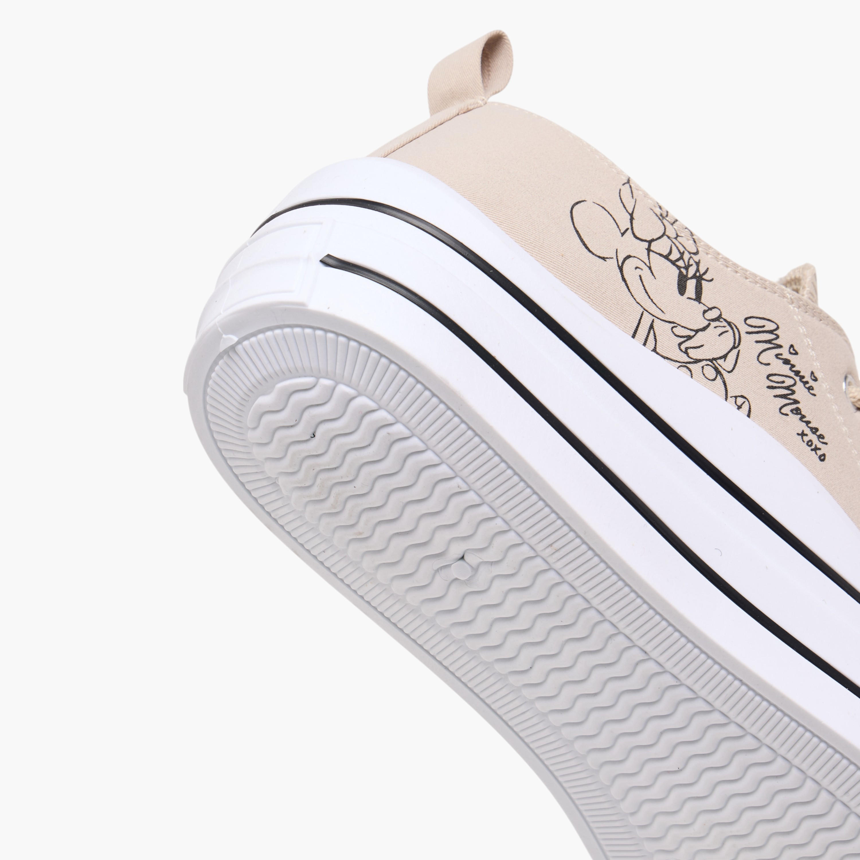 Disney Minnie Mouse Print Sneakers with Lace-Up Closure-women-shoes-sneakers-image-5
