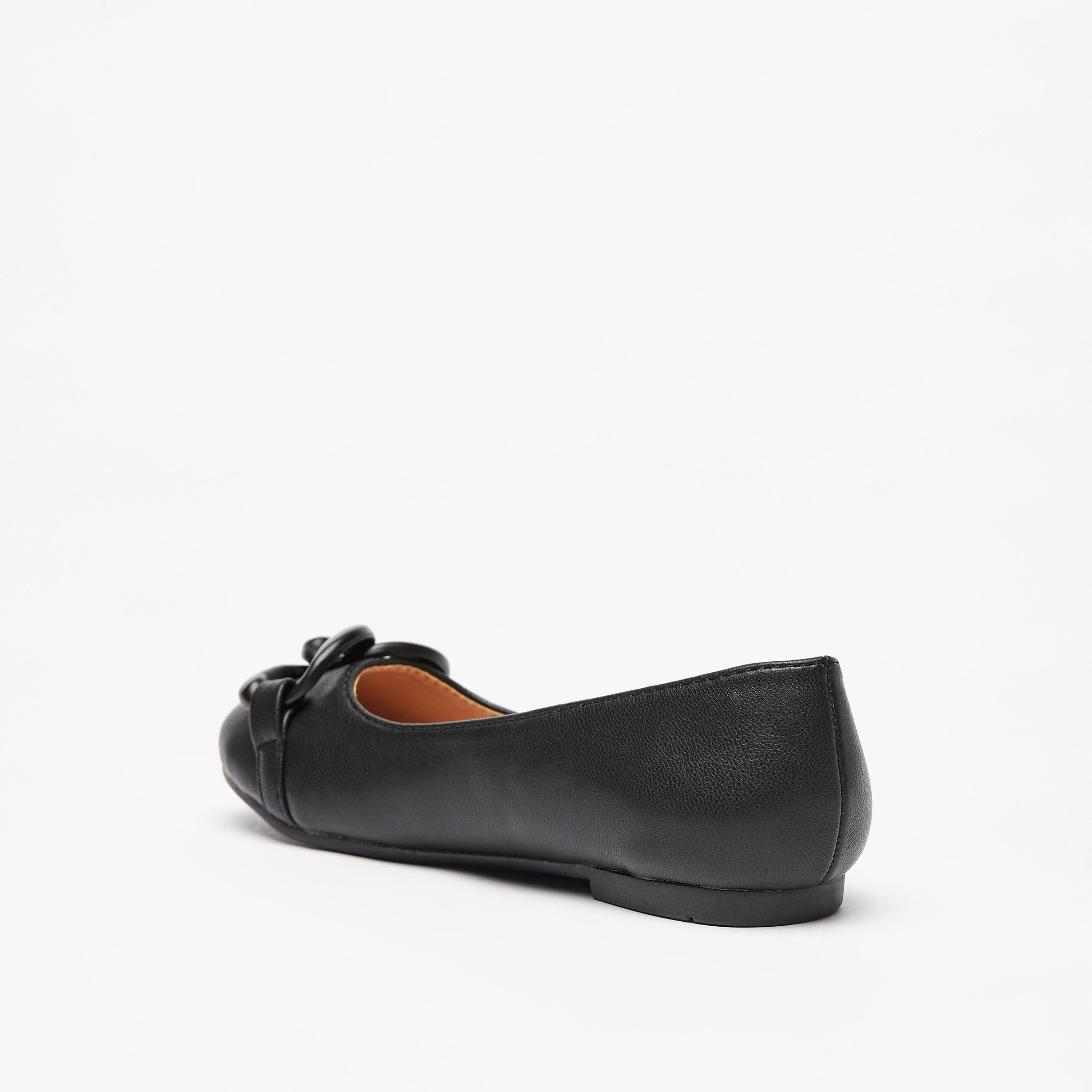 Little Missy Applique Detail Round Toe Ballerina Shoes-girls-shoes-ballerinas-image-2