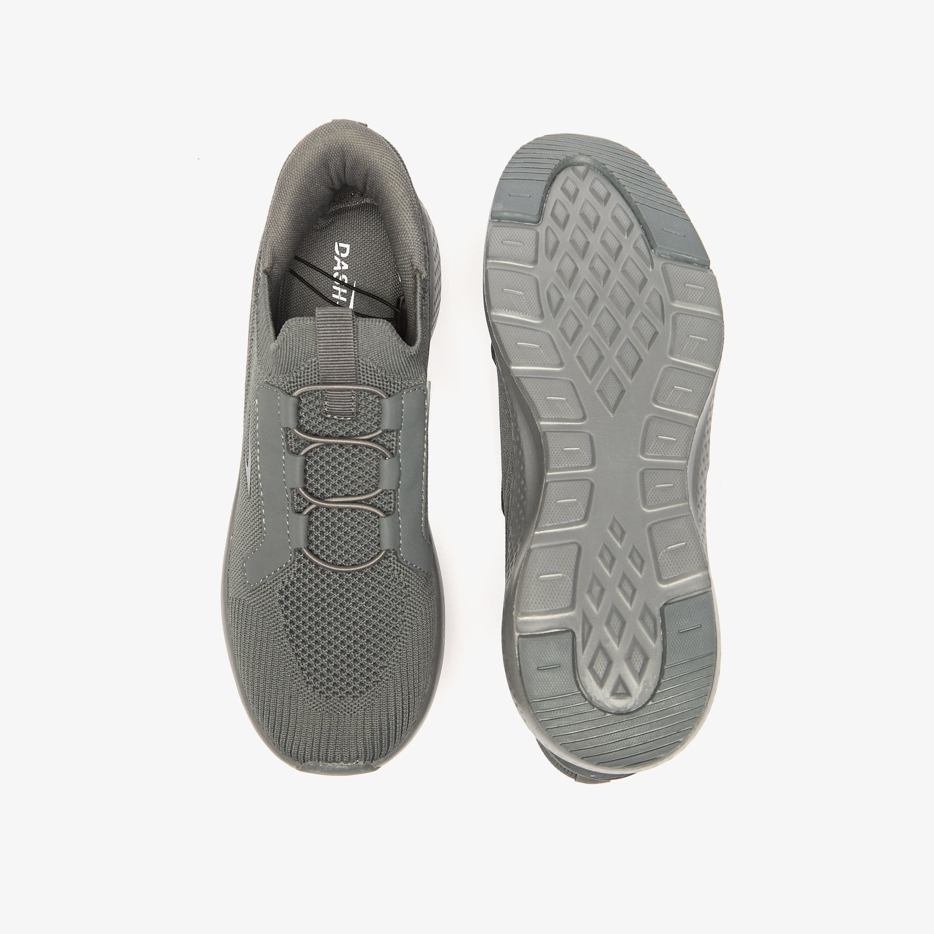Dash Textured Lightweight Sports Shoes with Lace-Up Closure-women-shoes-sneakers-image-4