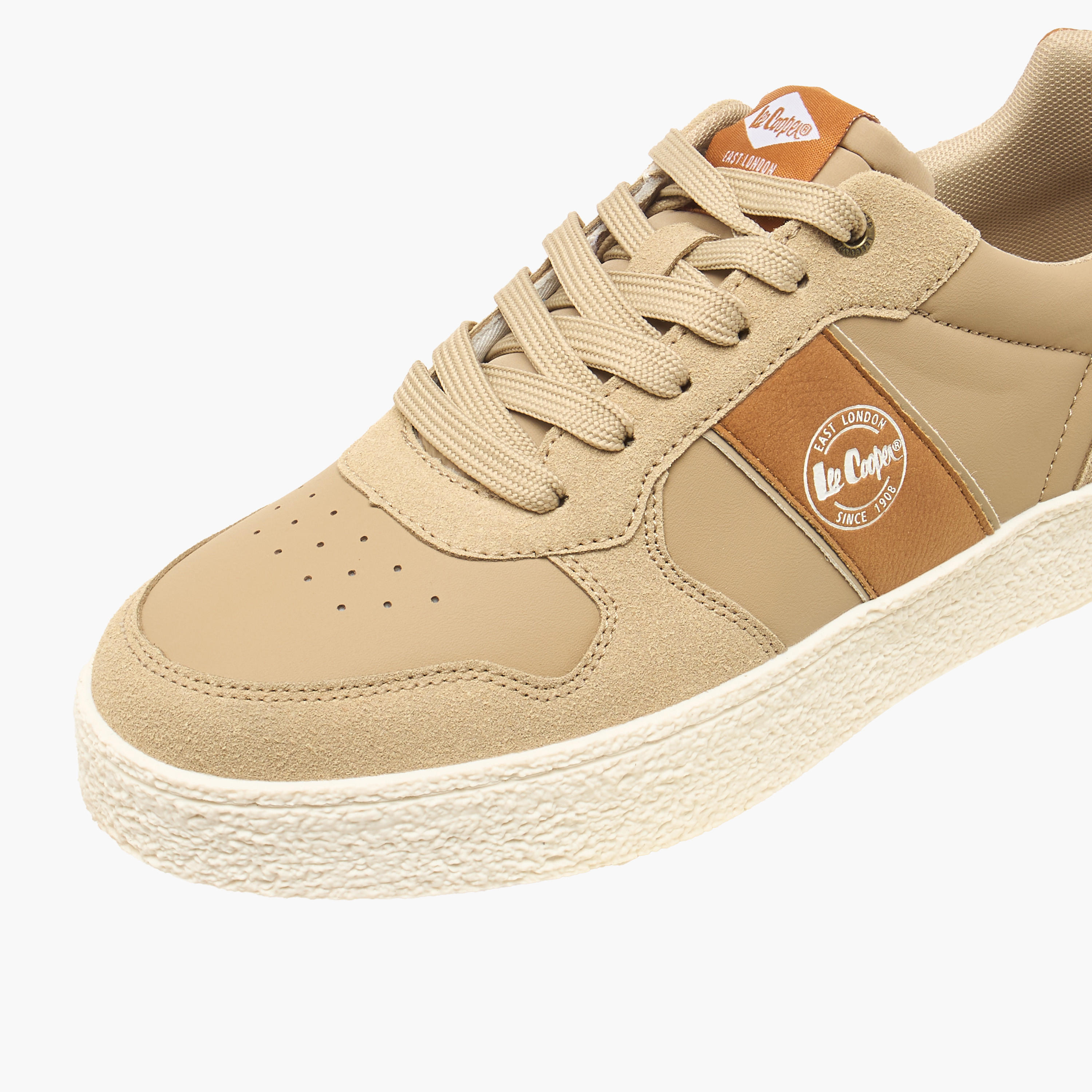 Lee Cooper Men Panelled Lace-Up Sneakers-men-shoes-sneakers-image-4