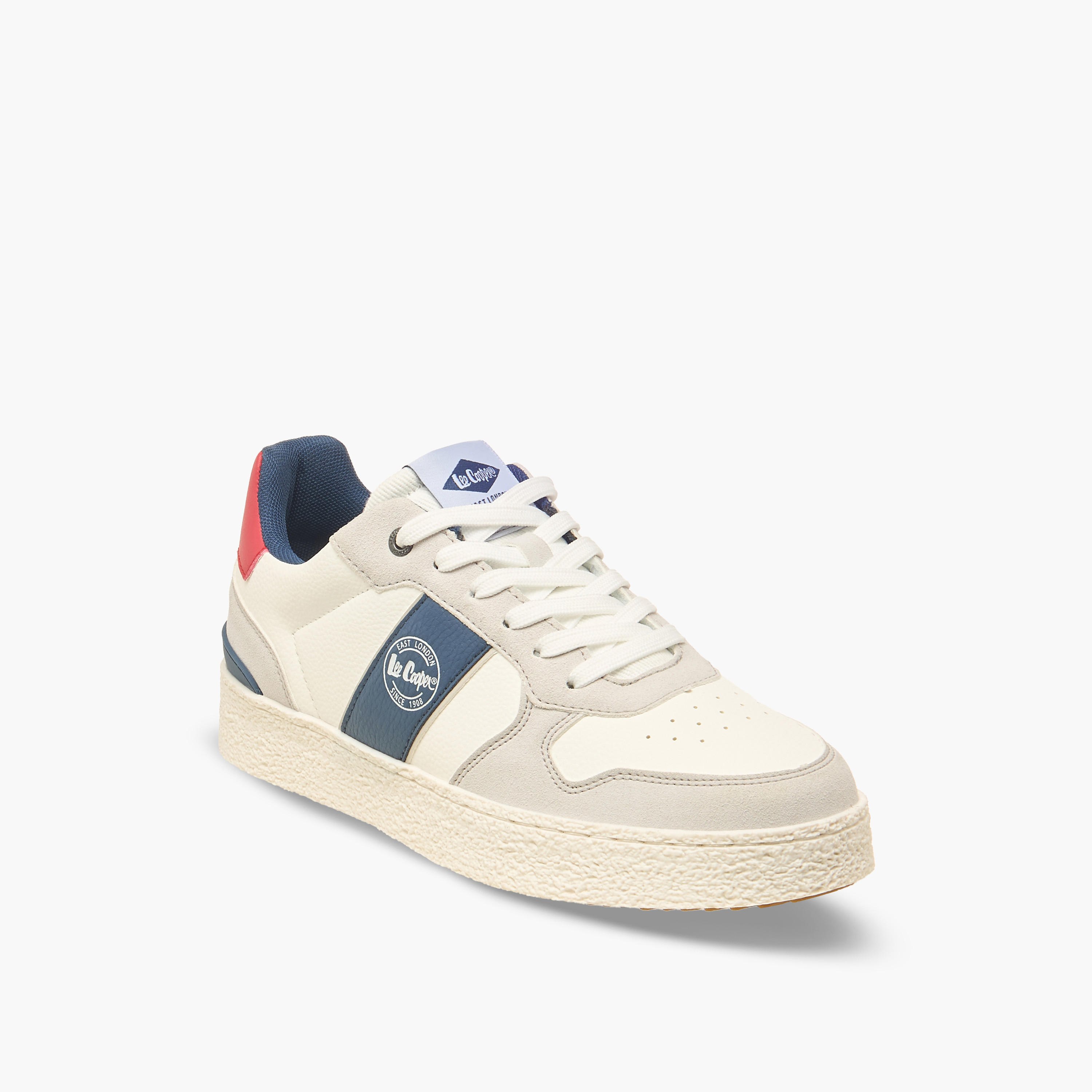 Lee Cooper Men Panelled Lace-Up Sneakers-men-shoes-sneakers-image-2