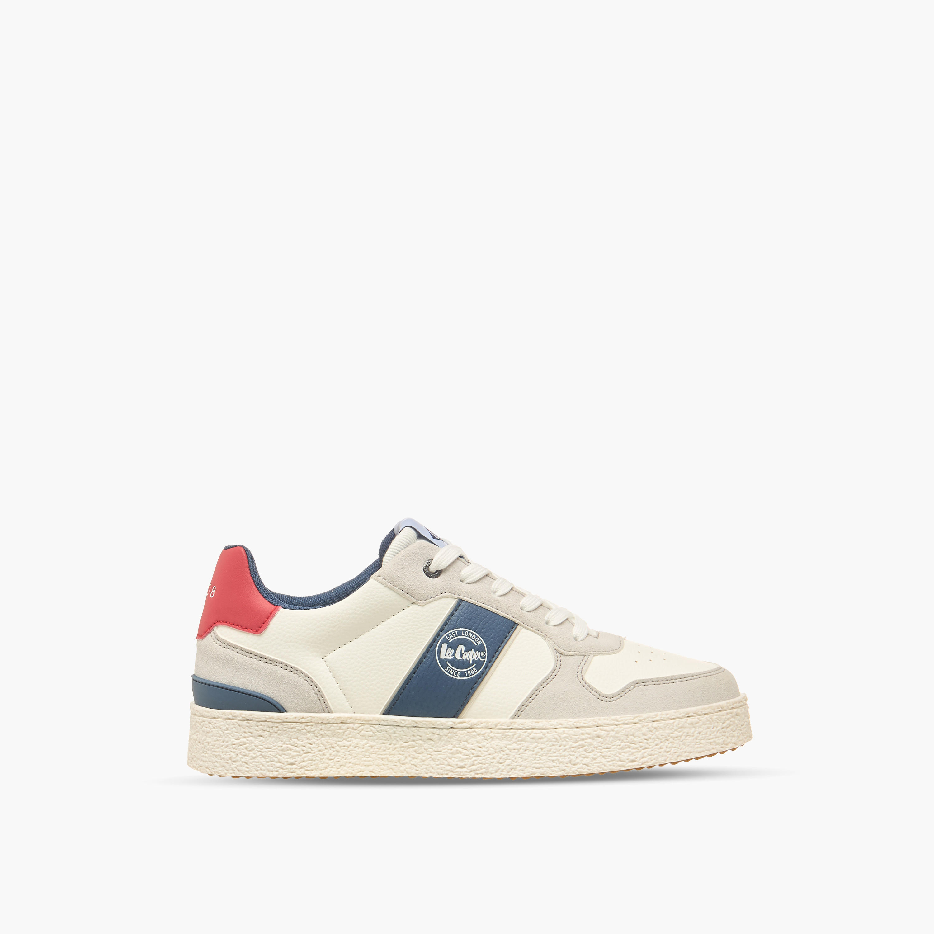 Lee Cooper Men Panelled Lace-Up Sneakers-men-shoes-sneakers-image-3