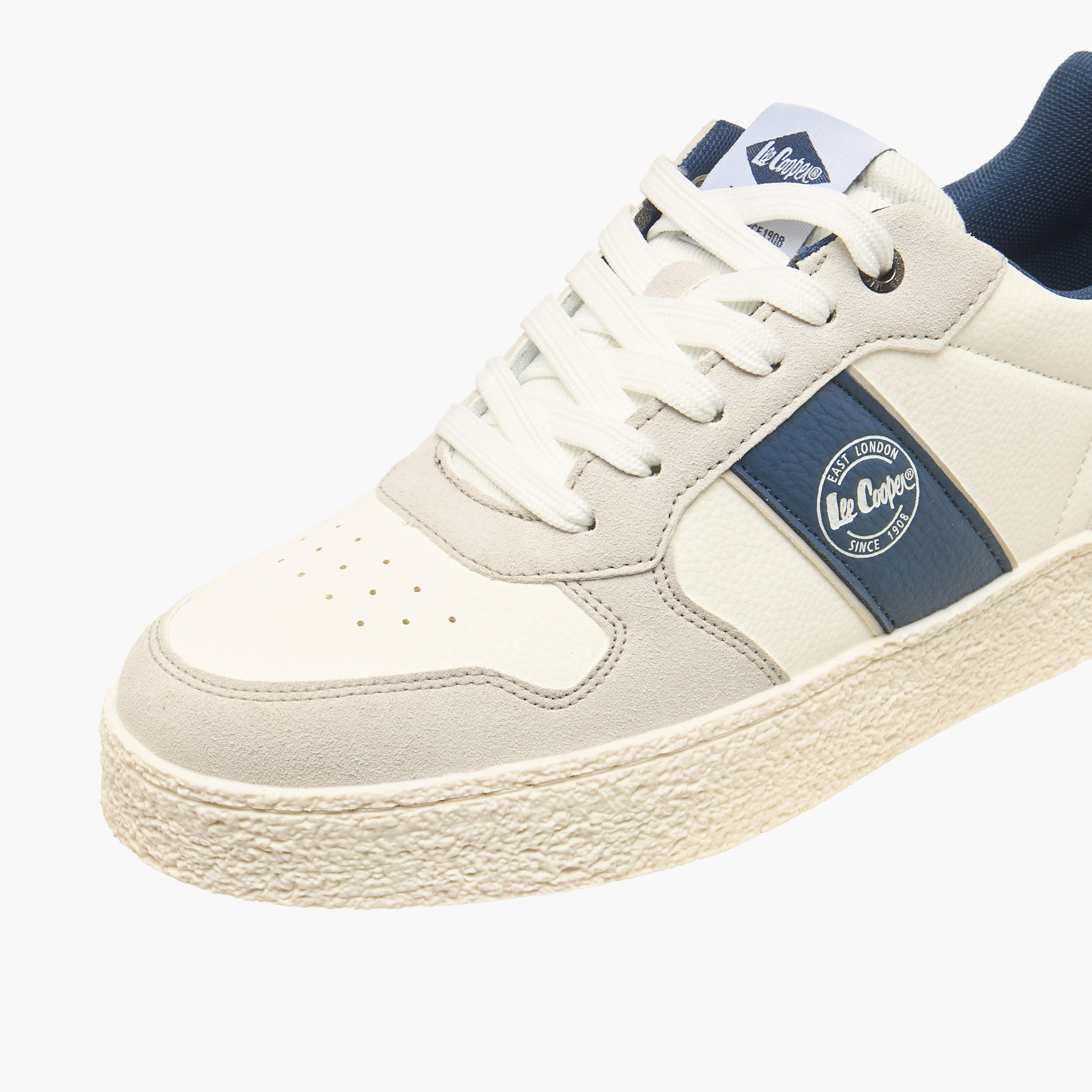 Lee Cooper Men Panelled Lace-Up Sneakers-men-shoes-sneakers-image-4