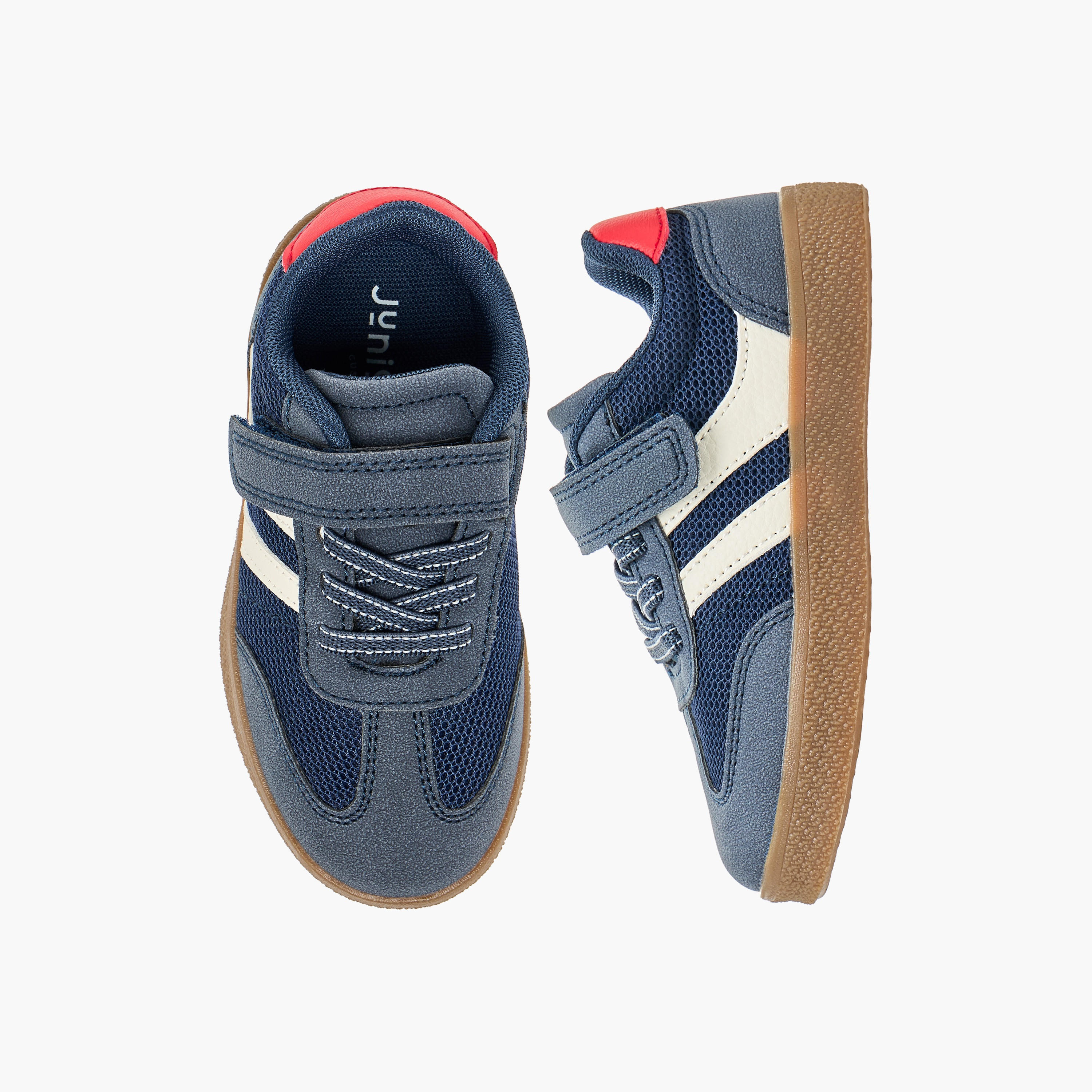 Juniors Boys Hook & Loop Ankle Sneakers-boys-shoes-sneakers-image-1