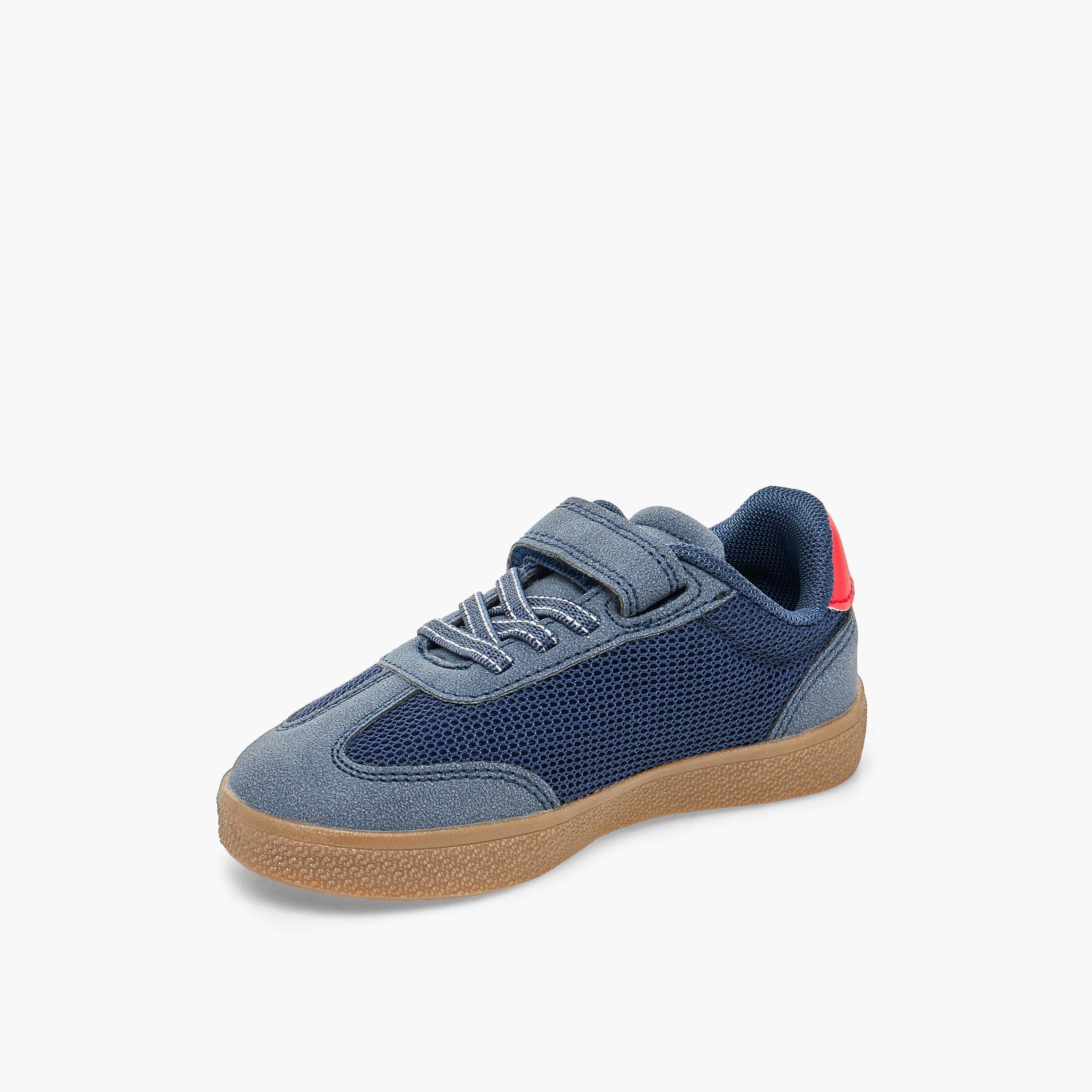 Juniors Boys Hook & Loop Ankle Sneakers-boys-shoes-sneakers-image-4