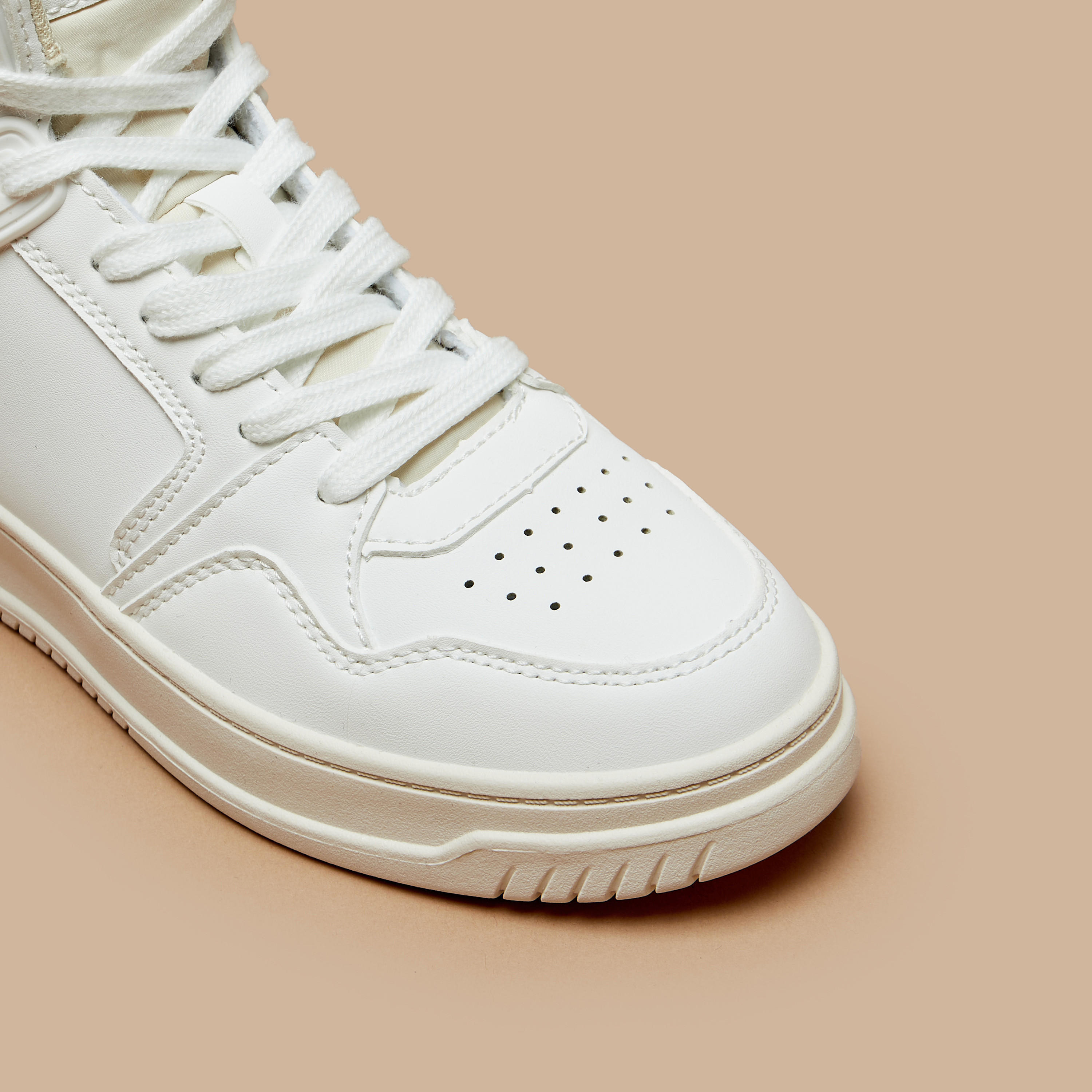 Missy Solid High Top Sneakers with Lace-Up Closure-women-shoes-sneakers-image-5