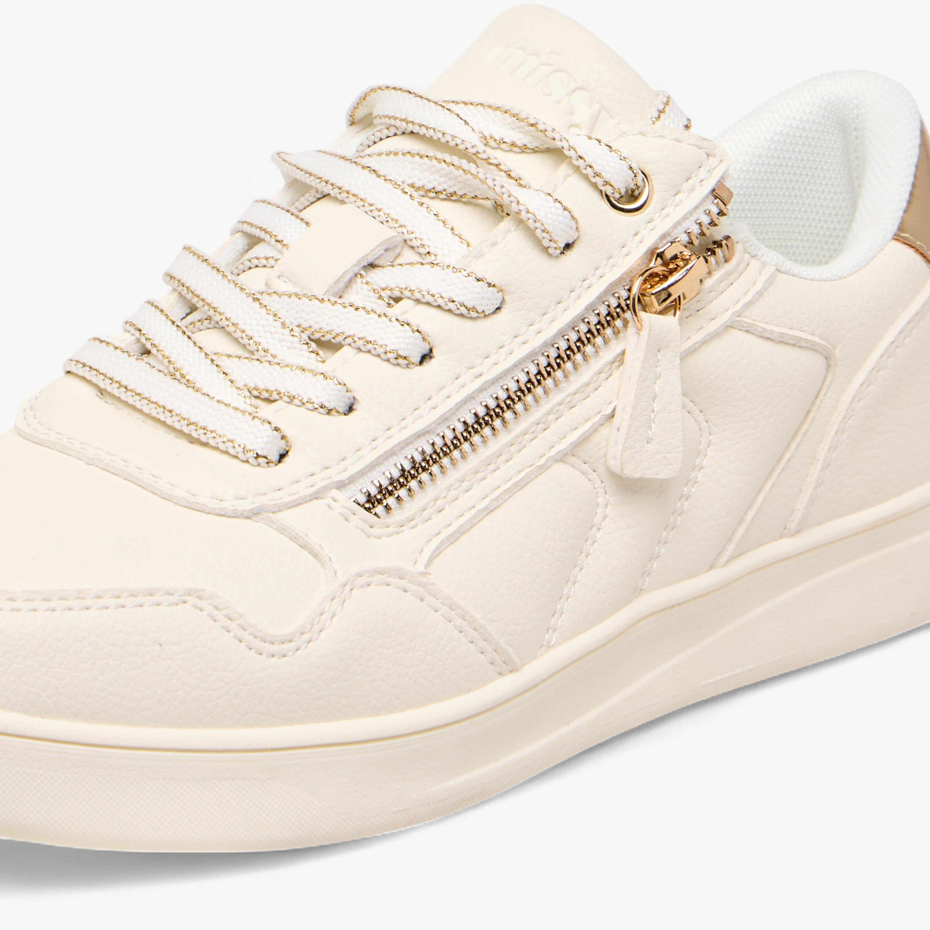 Missy Panelled Sneakers with Zip Detail and Lace-Up Closure-women-shoes-sneakers-image-4