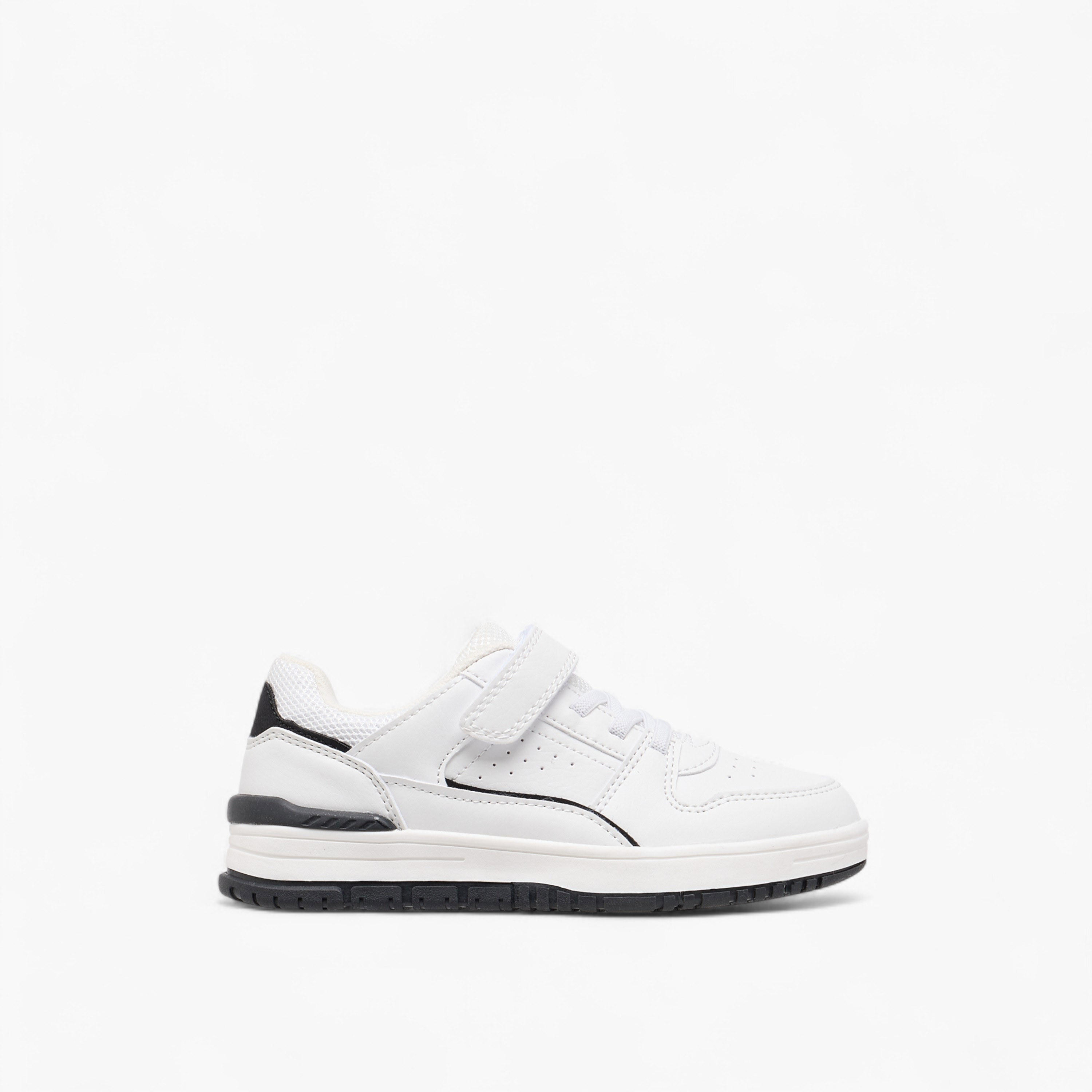 Mister Duchini Panelled Sneakers with Hook and Loop Closure-boys-shoes-sneakers-image-3