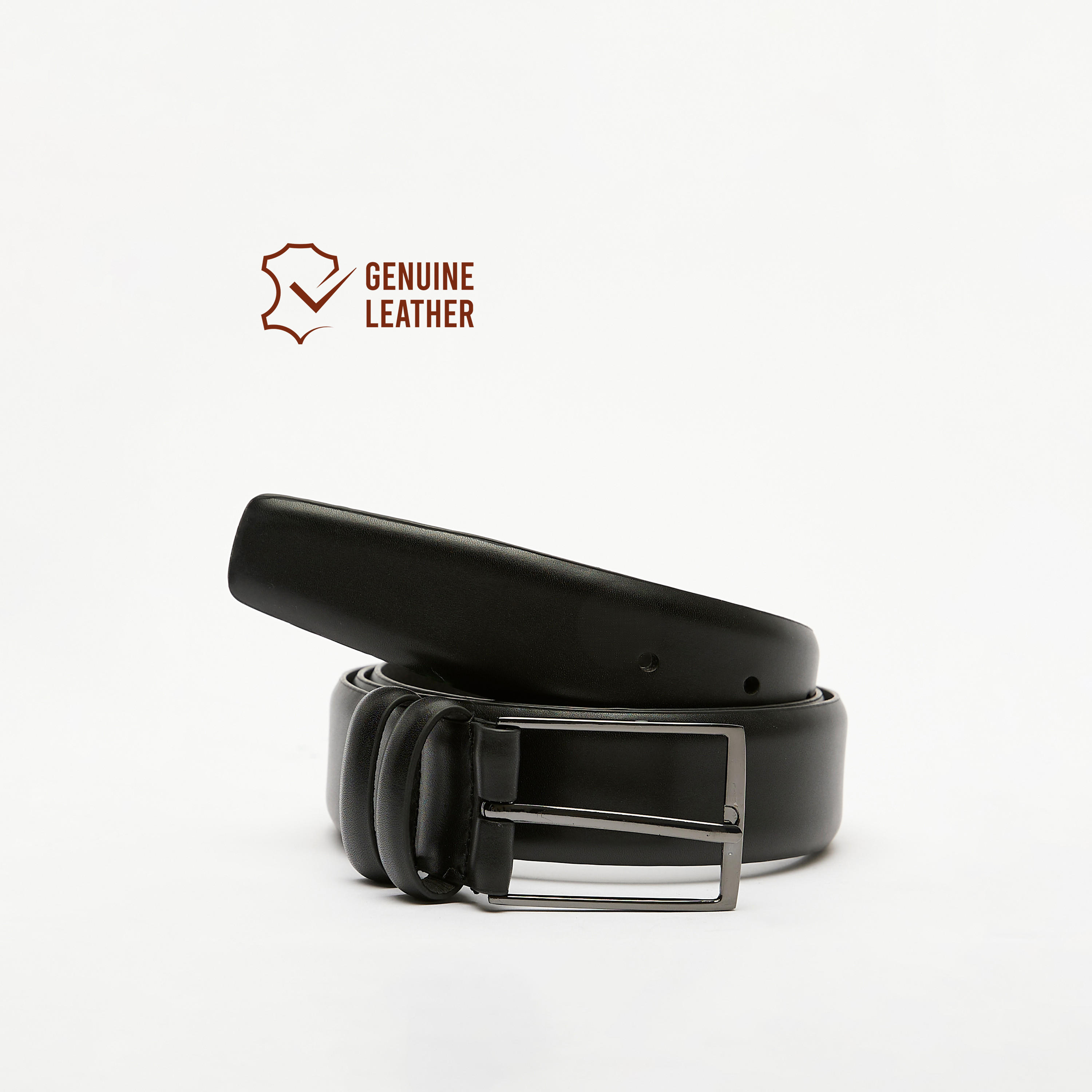 حزام خصر سادة بإبزيم بدبوس للإغلاق من دوتشيني-men-beltsandwallets-belts-image-1