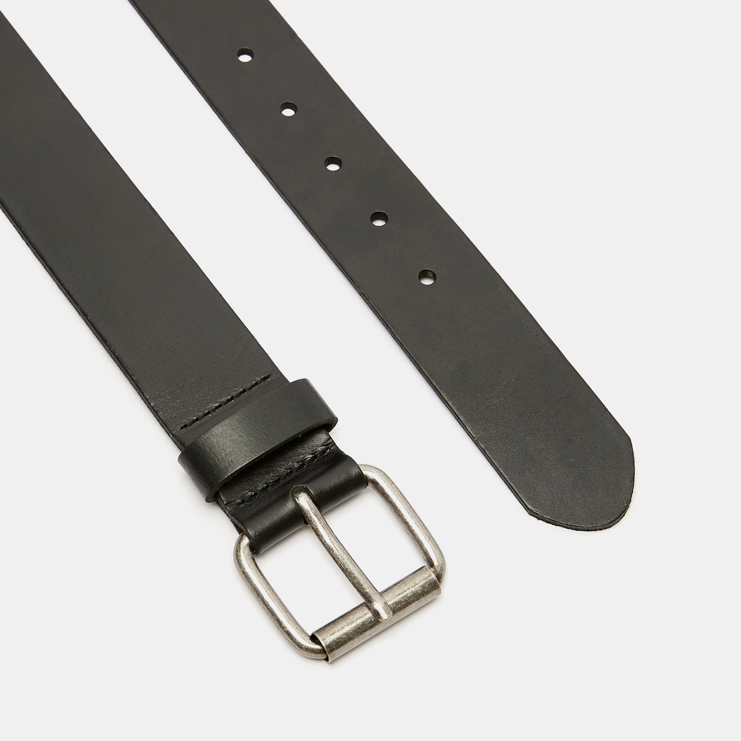 Lee Cooper Solid Waist Belt with Pin Buckle Closure-men-beltsandwallets-belts-image-2