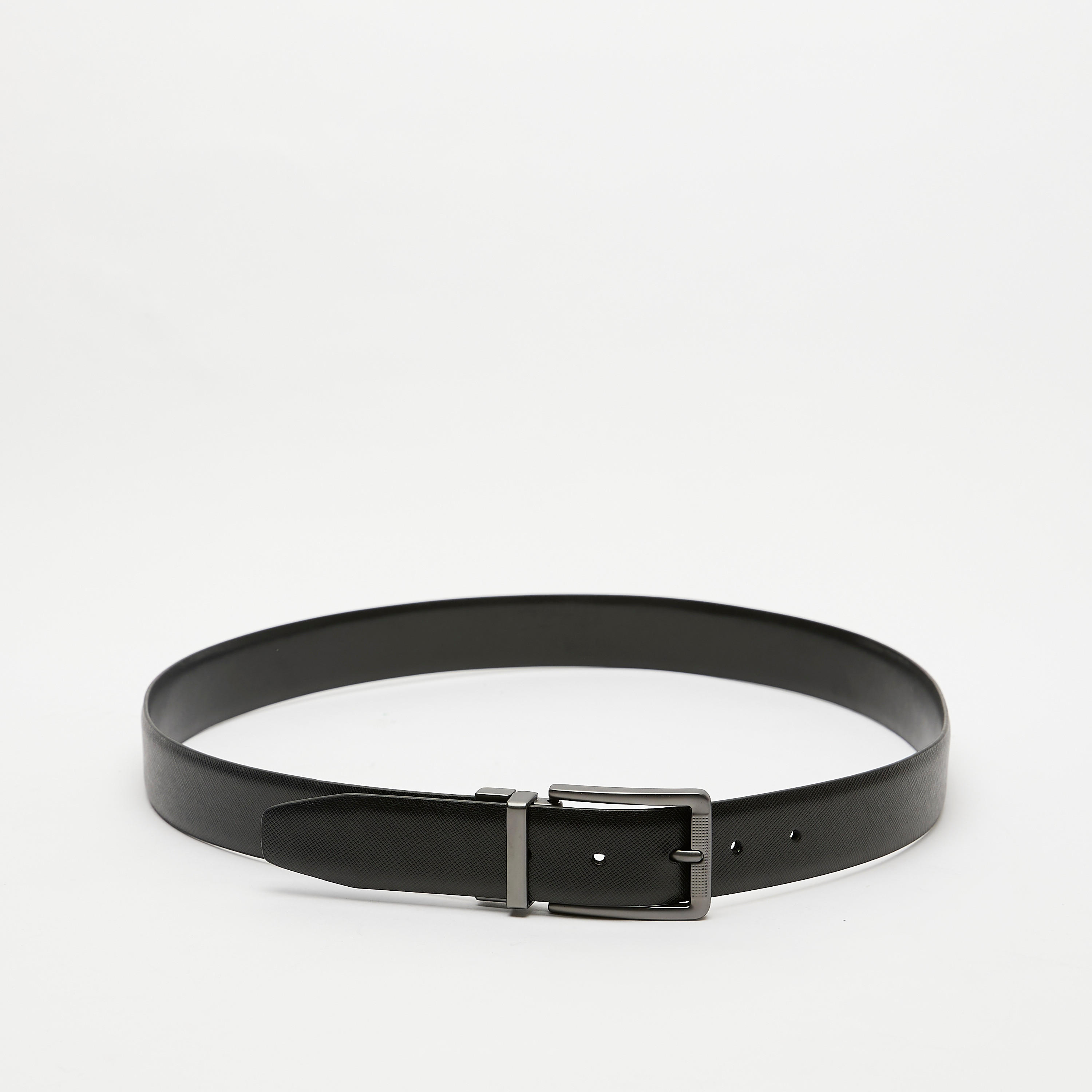 Duchini Textured Waist Belt with Pin Buckle Closure-men-beltsandwallets-belts-image-4