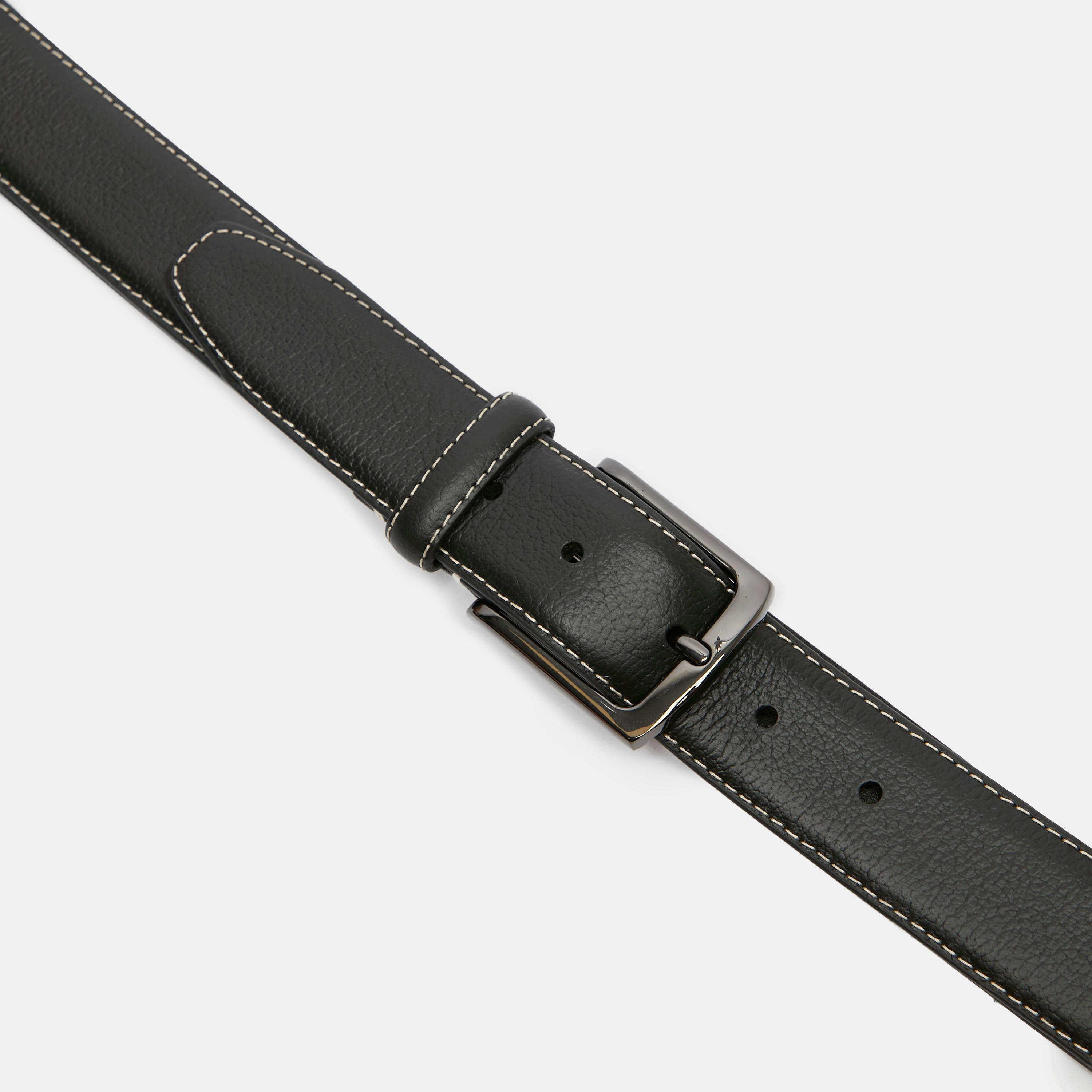 Duchini Textured Waist Belt with Pin Buckle Closure-men-beltsandwallets-belts-image-2