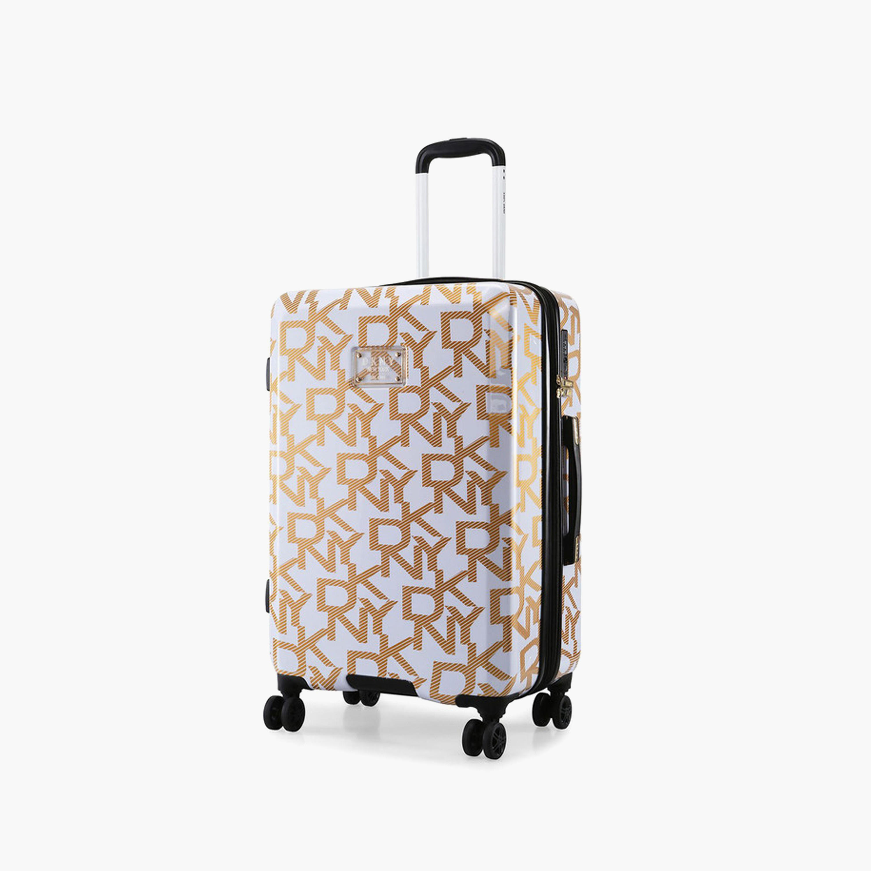 شنطة ترولي صلبة بطبعات مونوجرام مع مقبض قابل للسحب من دكني - 24 بوصة  شنطة شحن-travel-luggagesandbags-luggage-image-4