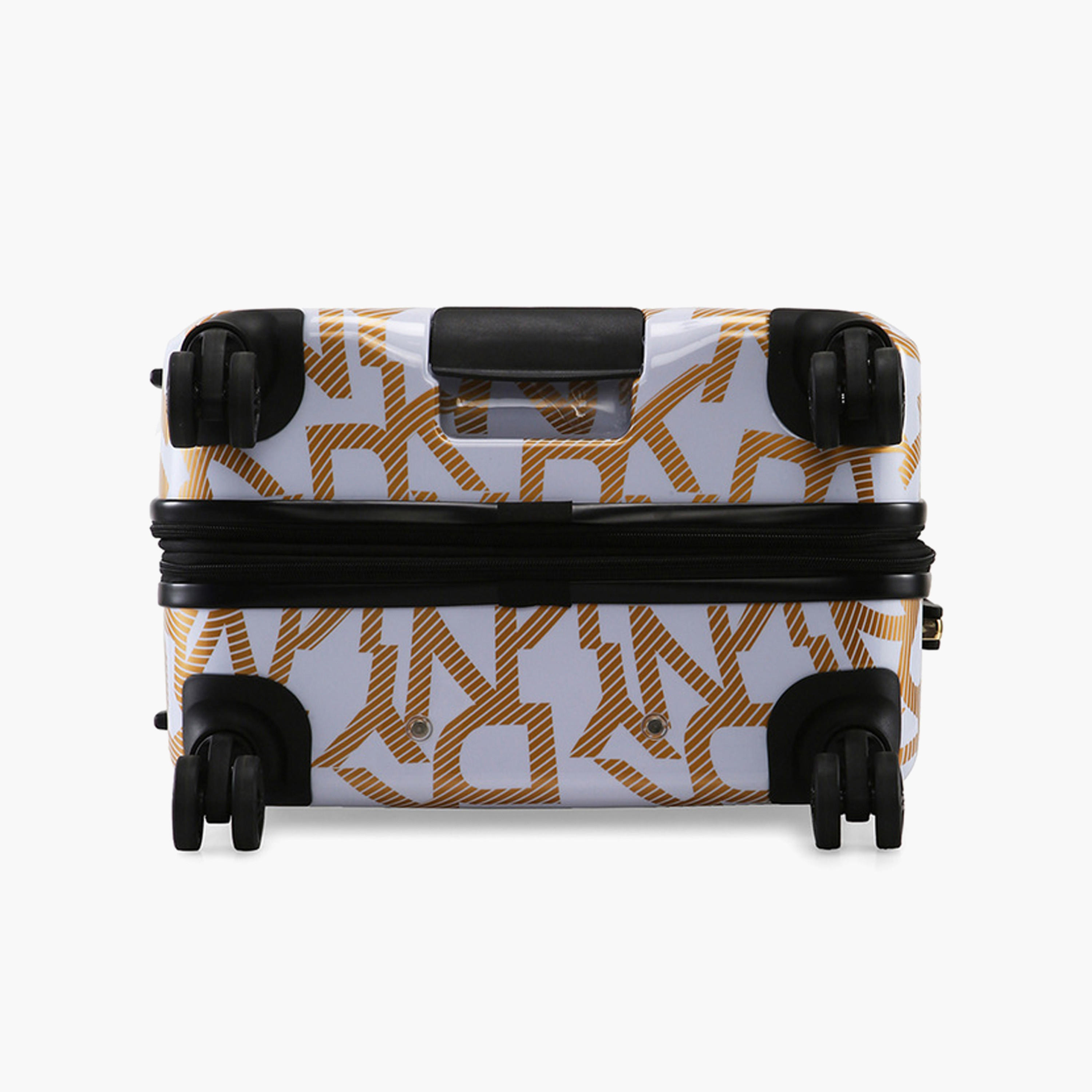 شنطة ترولي صلبة بطبعات مونوجرام مع مقبض قابل للسحب من دكني - 24 بوصة  شنطة شحن-travel-luggagesandbags-luggage-image-3
