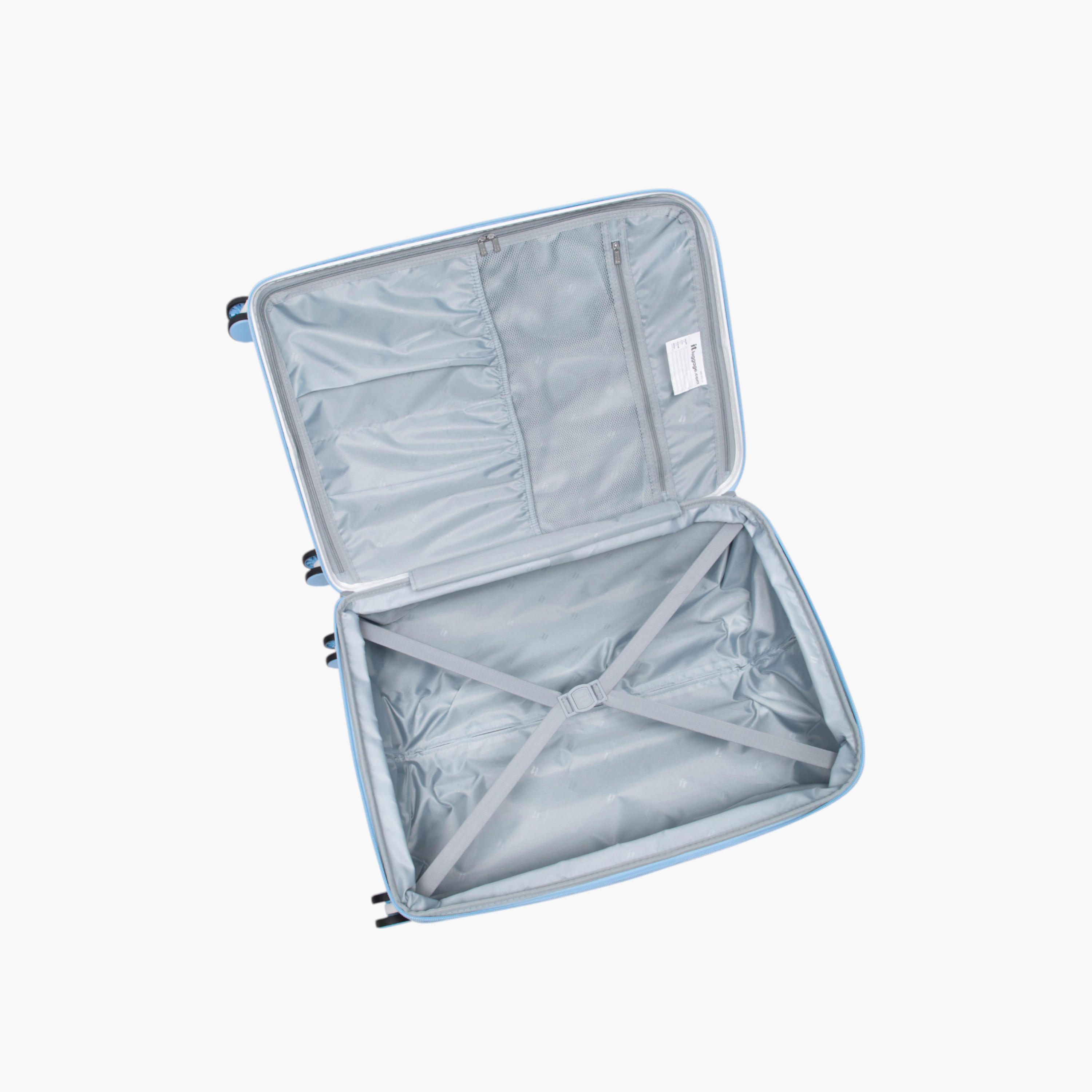 شنطة ترولي صلبة بارزة الملمس بمقبض قابل للسحب وسحاب إغلاق من آي تي-travel-luggagesandbags-luggage-image-4
