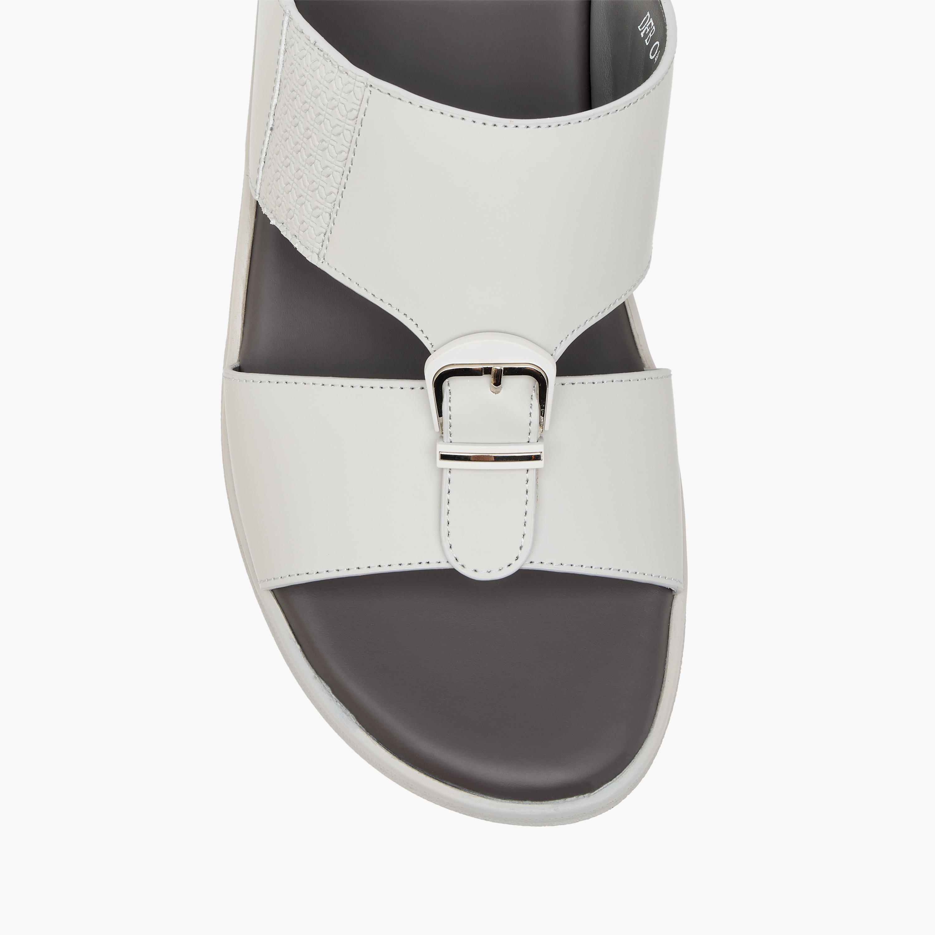 Duchini Men's Buckle Accent Slip-On Arabic Sandals-men-shoes-sandals-image-3
