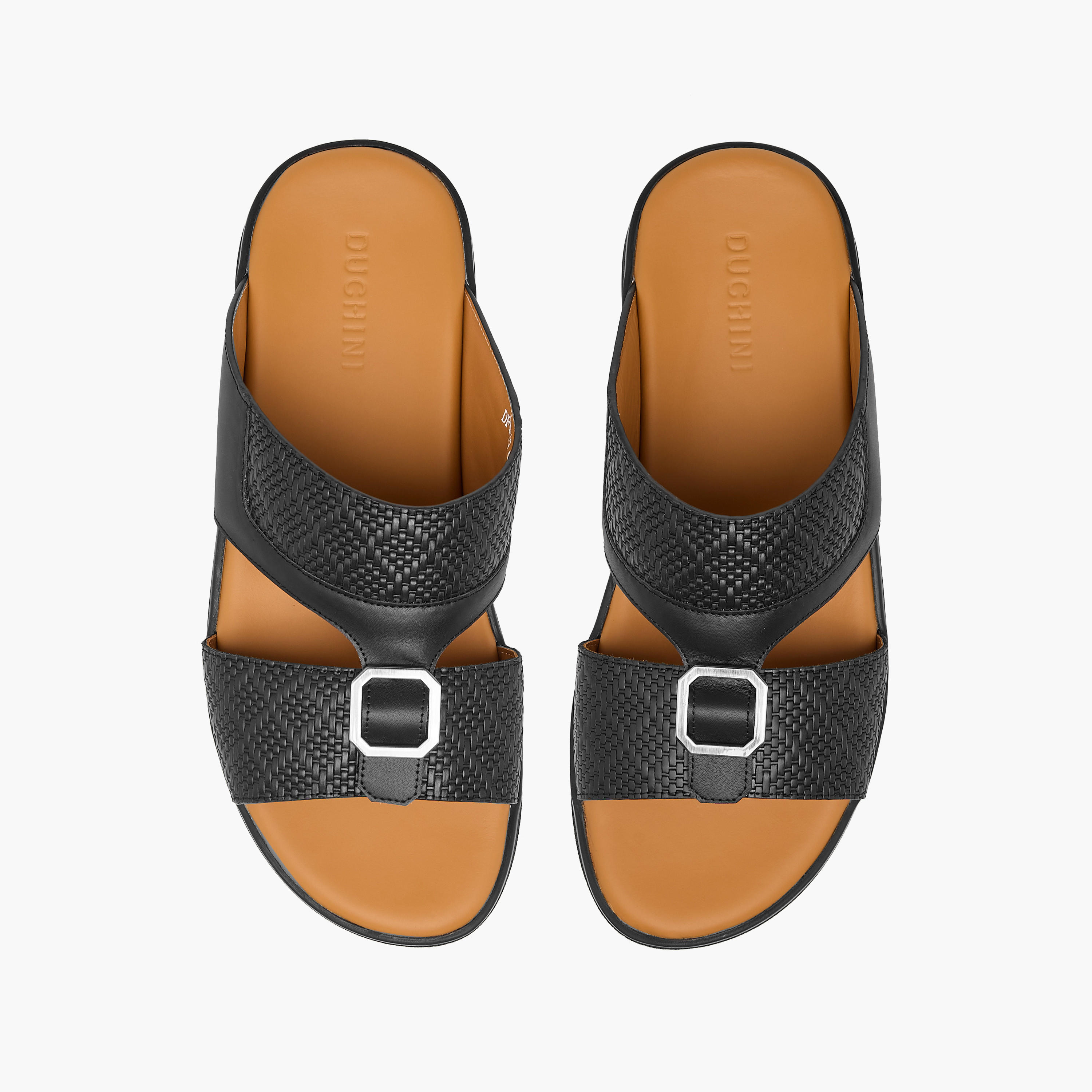 صندل عربي سهل الارتداء بزينة فيونكة للرجال من دوتشيني-men-shoes-sandals-image-1