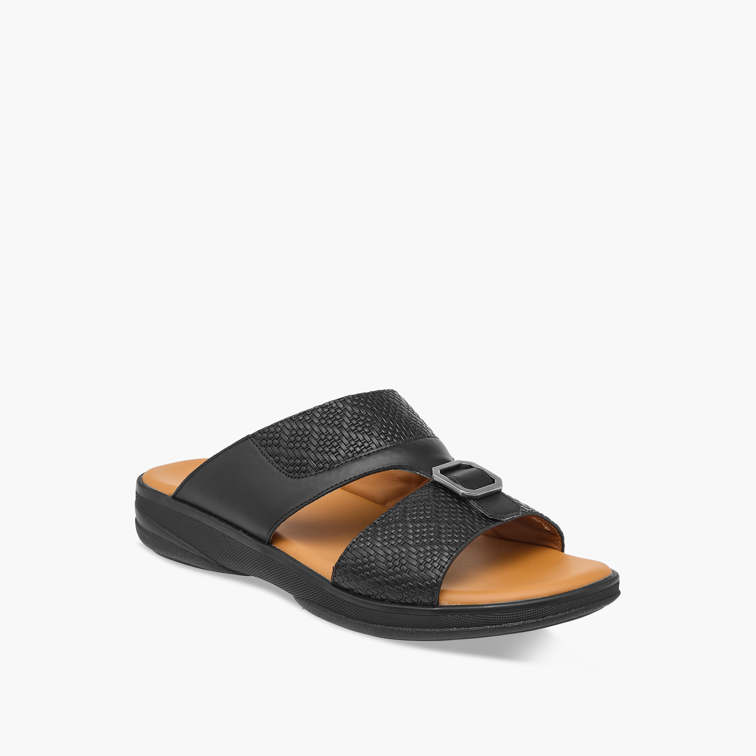 صندل عربي سهل الارتداء بزينة فيونكة للرجال من دوتشيني-men-shoes-sandals-image-2