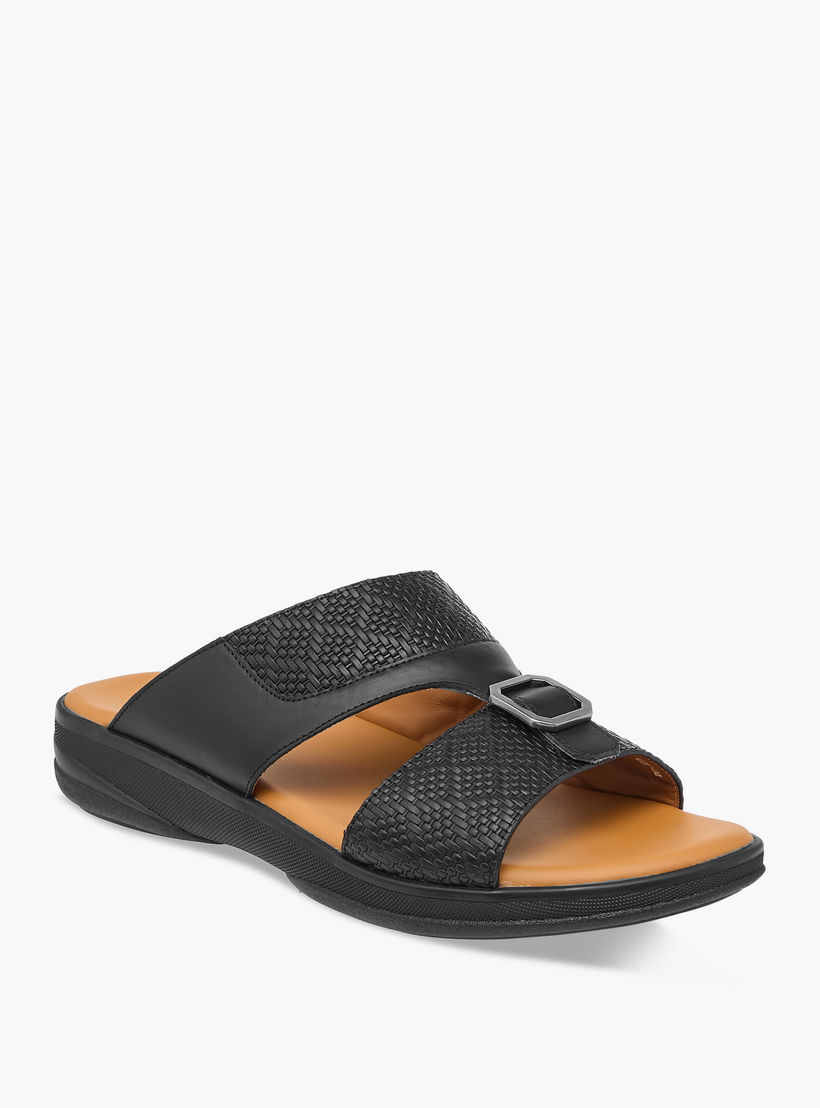 صندل عربي سهل الارتداء بزينة فيونكة للرجال من دوتشيني-men-shoes-sandals-image-2