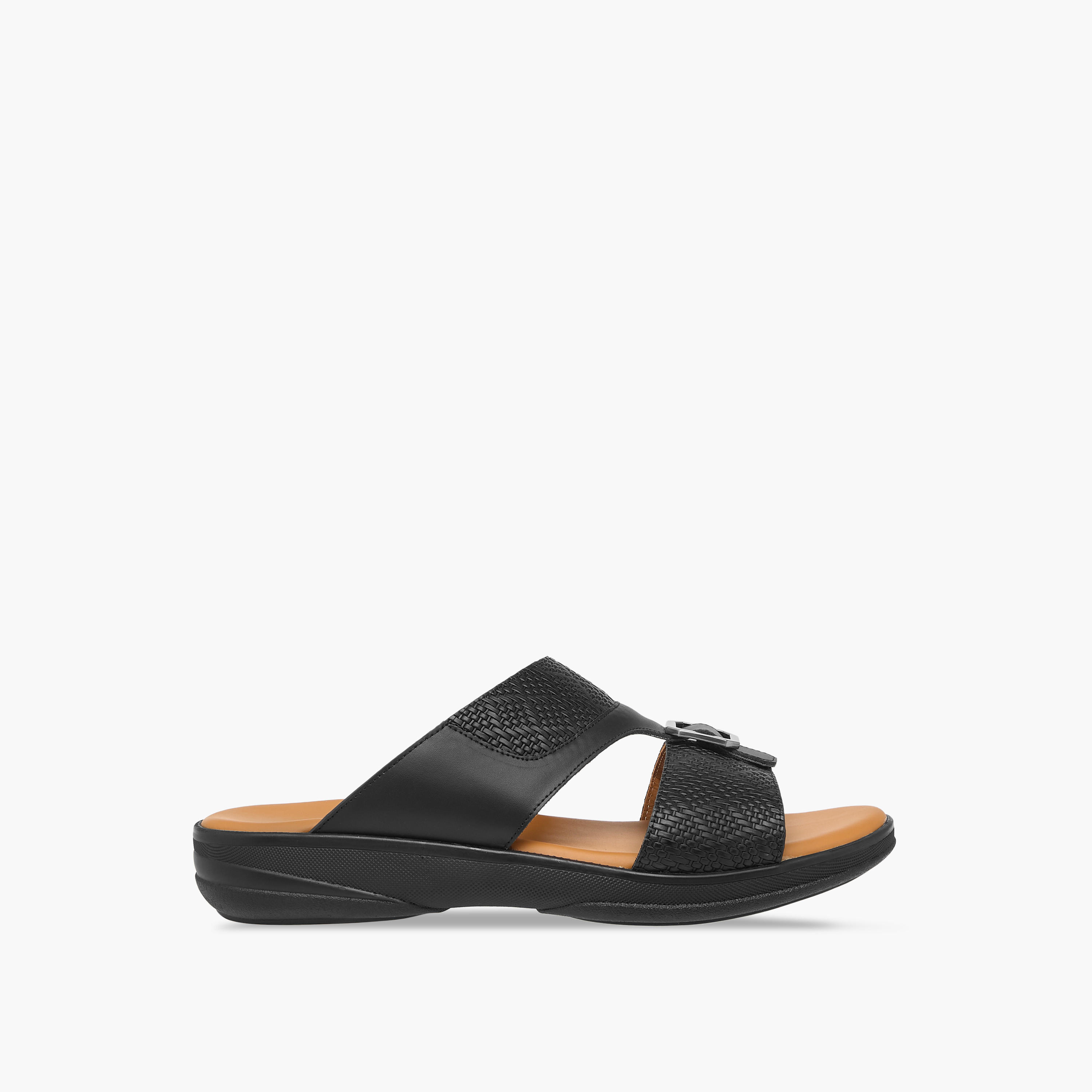 صندل عربي سهل الارتداء بزينة فيونكة للرجال من دوتشيني-men-shoes-sandals-image-3