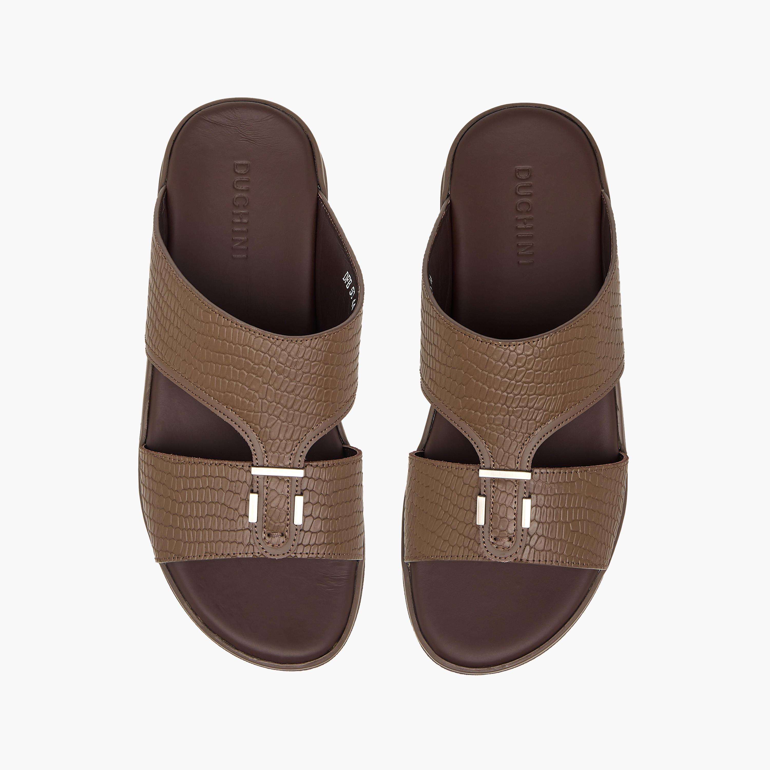 Duchini Men's Metal Accent Slip-On Arabic Sandals-men-shoes-sandals-image-1