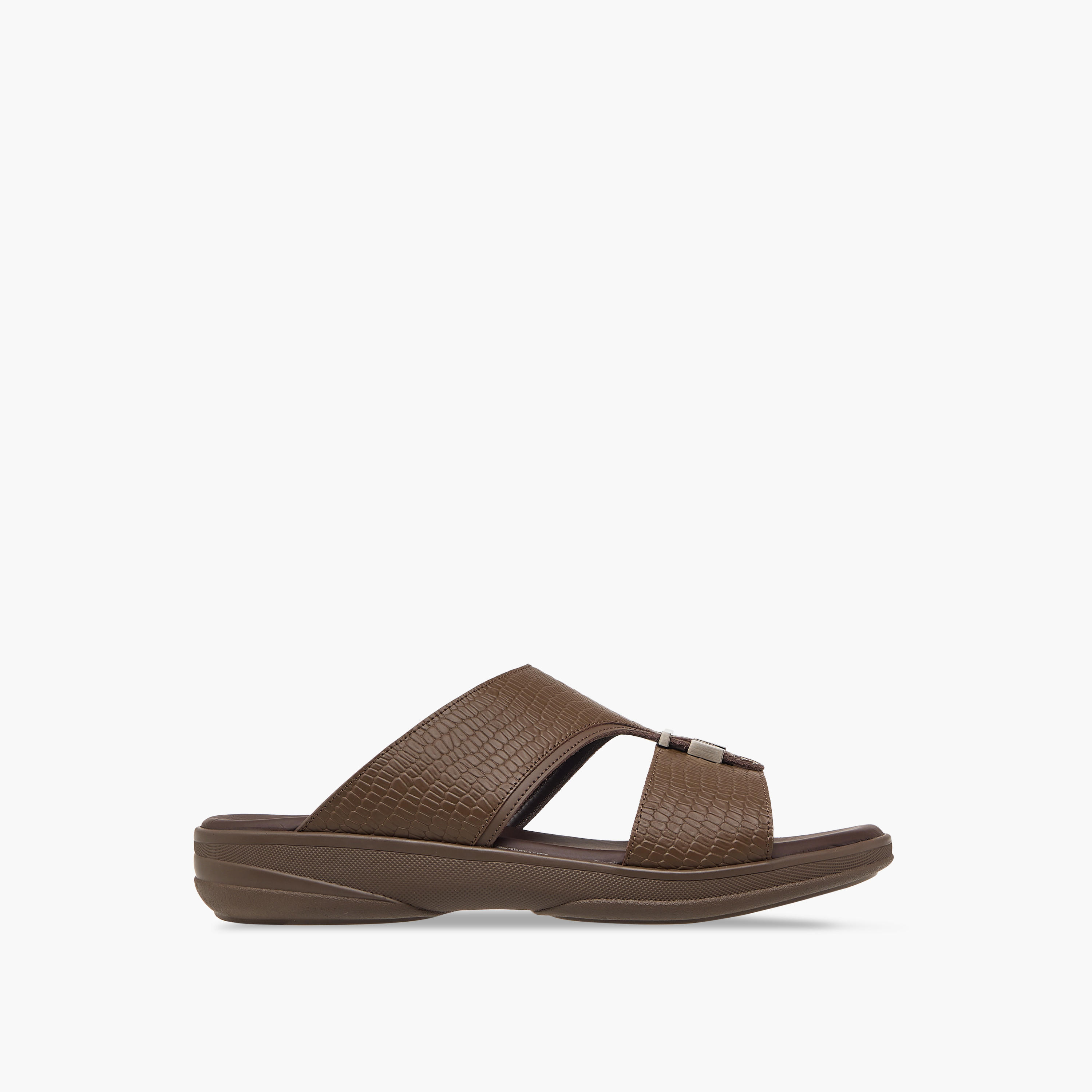 Duchini Men's Metal Accent Slip-On Arabic Sandals-men-shoes-sandals-image-3
