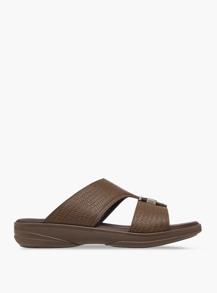 Duchini Men's Metal Accent Slip-On Arabic Sandals-men-shoes-sandals-image-3