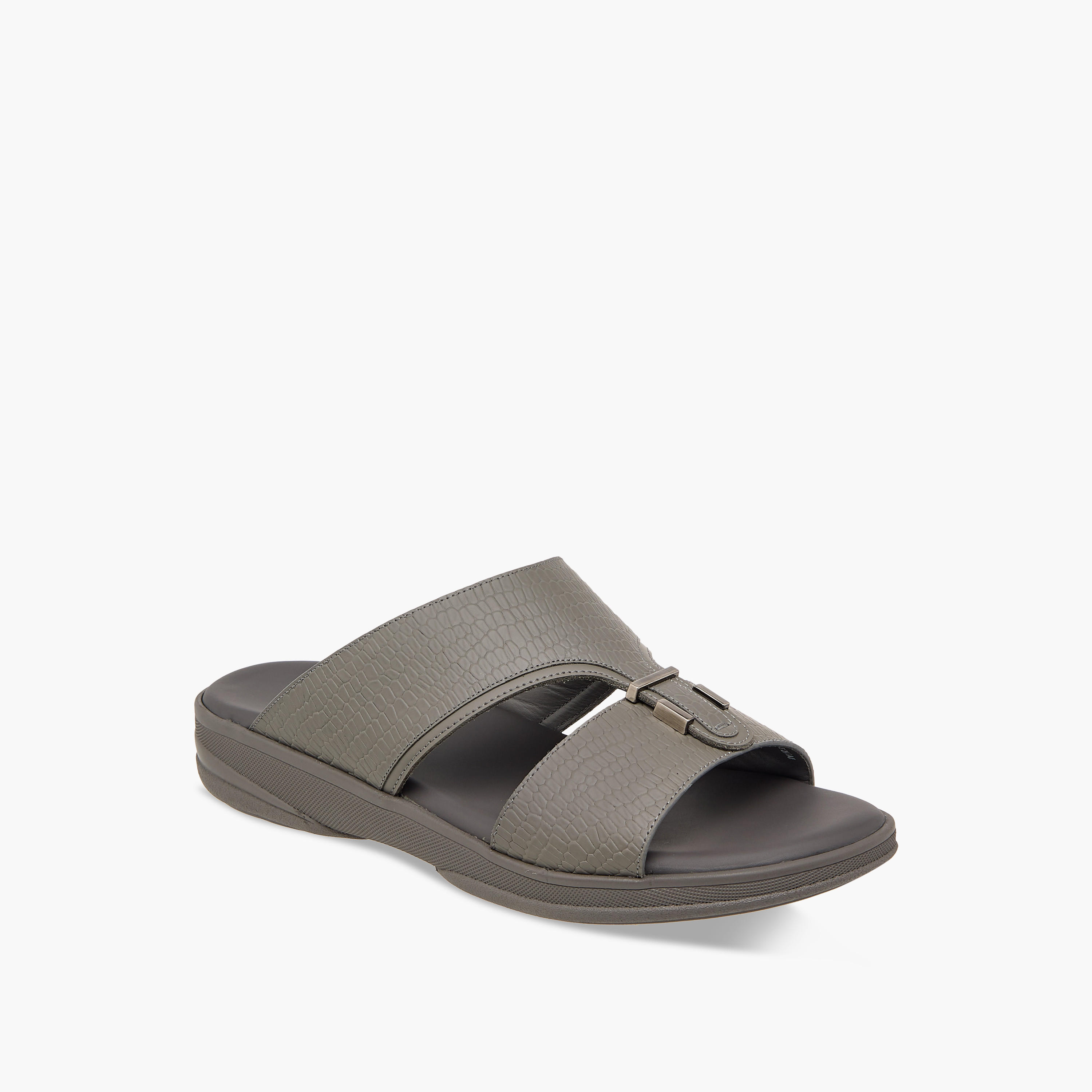 صندل عربي سهل الارتداء بزينة ميتال للرجال من دوتشيني-men-shoes-sandals-image-2