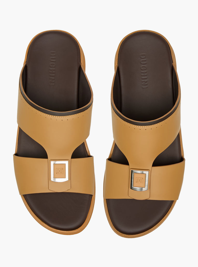 Duchini Men Leather Arabic Sandals-men-shoes-sandals-image-1