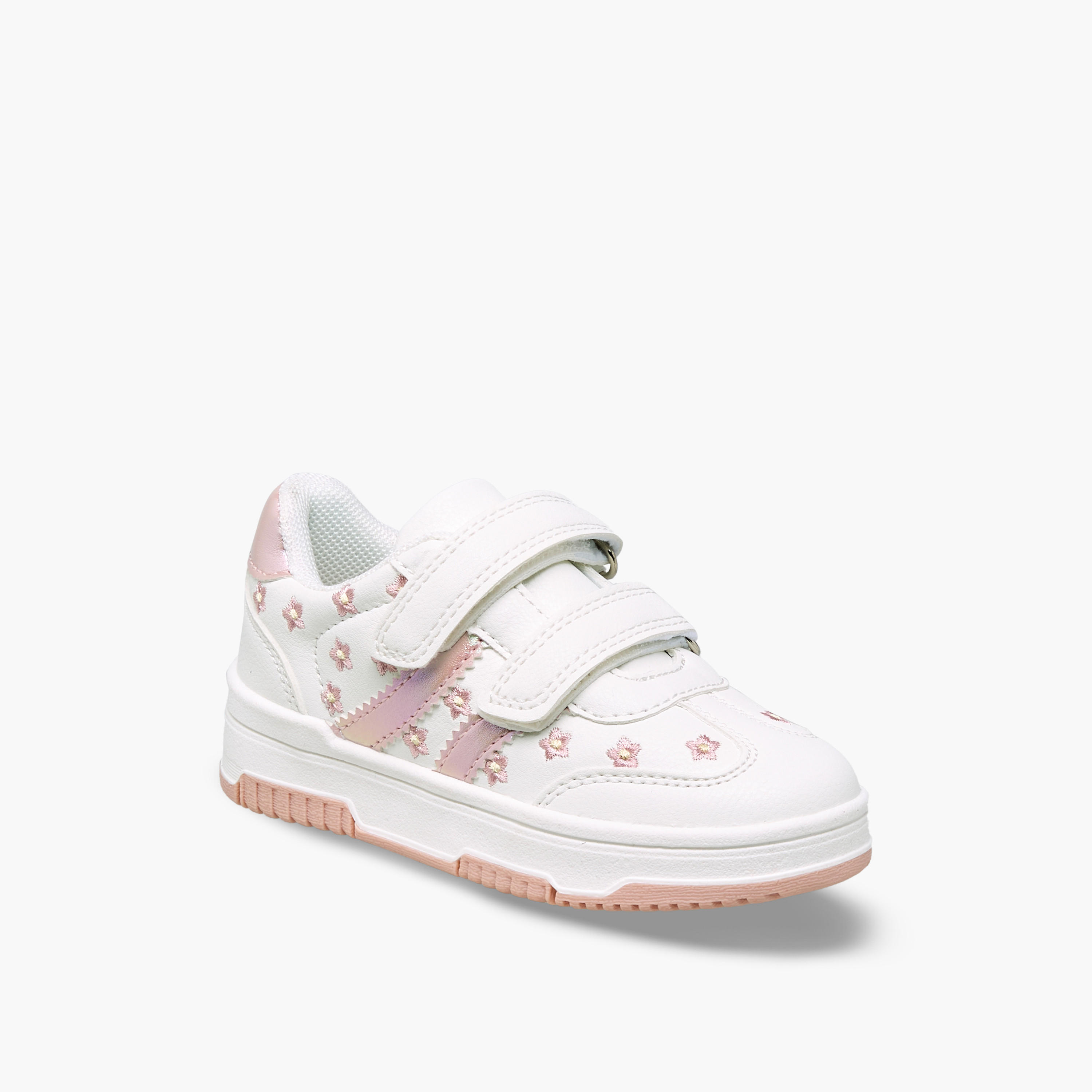 Juniors Girls Hook & Loop Ankle Sneakers-girls-shoes-sneakers-image-2