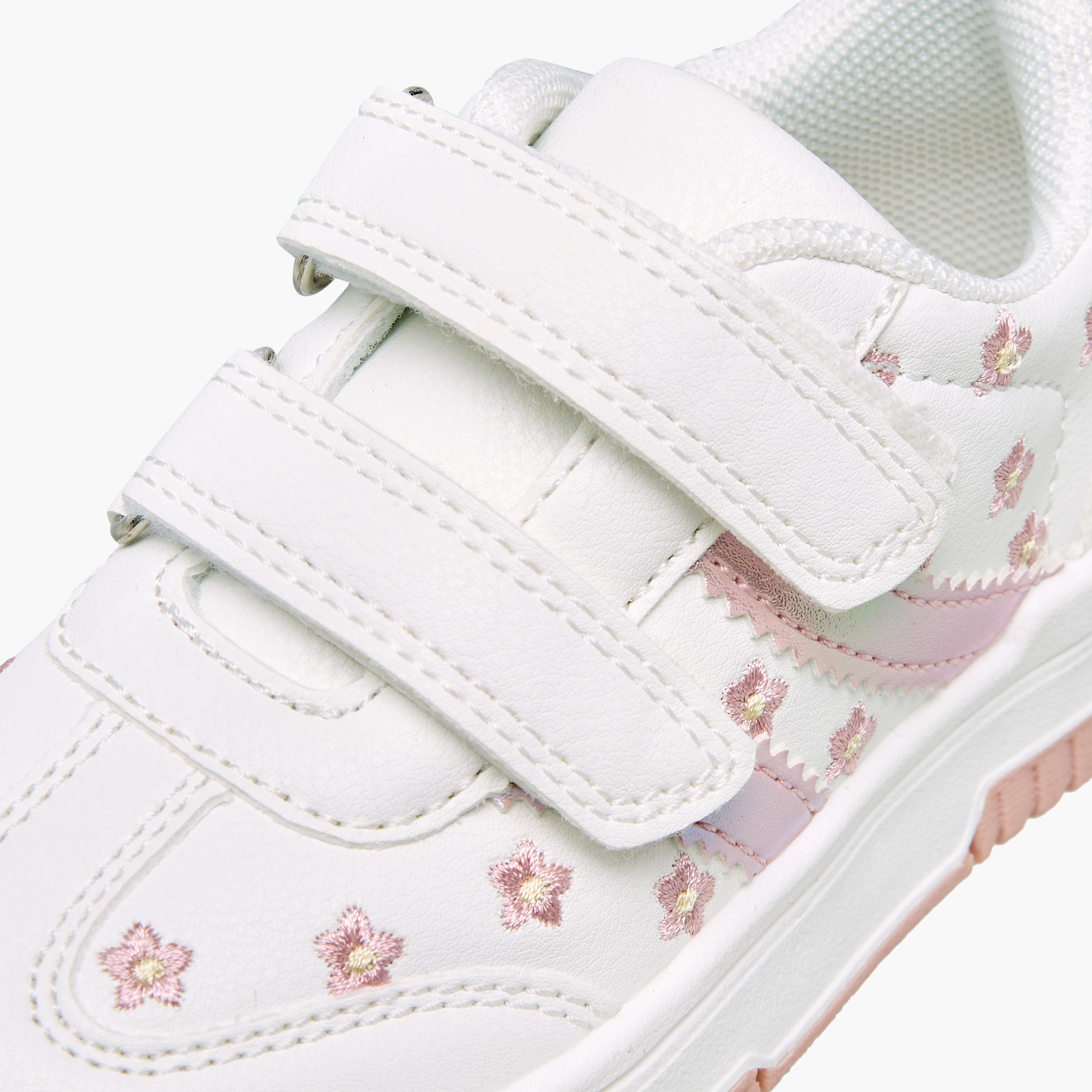 Juniors Girls Hook & Loop Ankle Sneakers-girls-shoes-sneakers-image-4