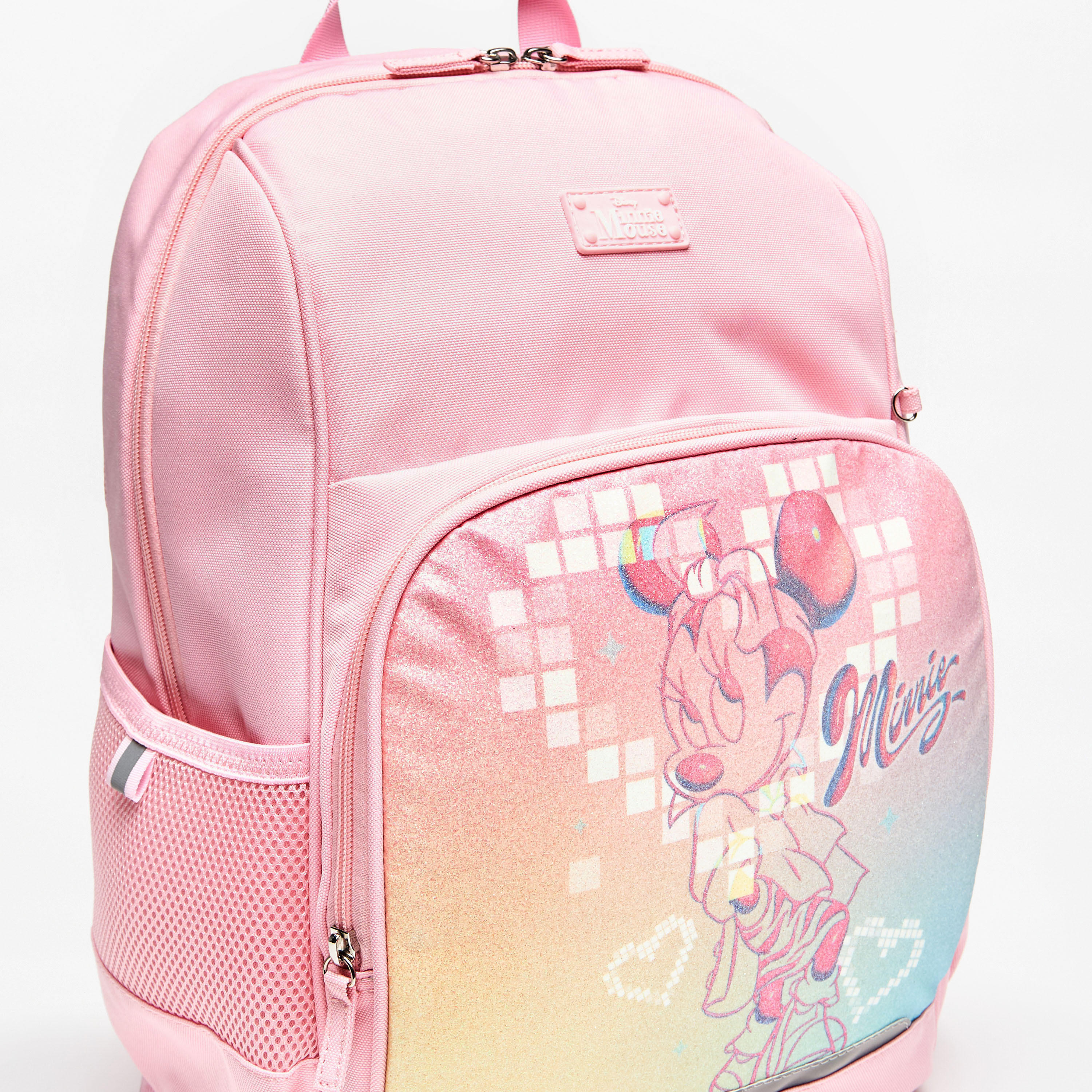 Disney Minnie Mouse Print Backpack with Adjustable Straps and Zip Closure - 41x31x13 cm-school-bagsandbackpacks-backpacks-image-3