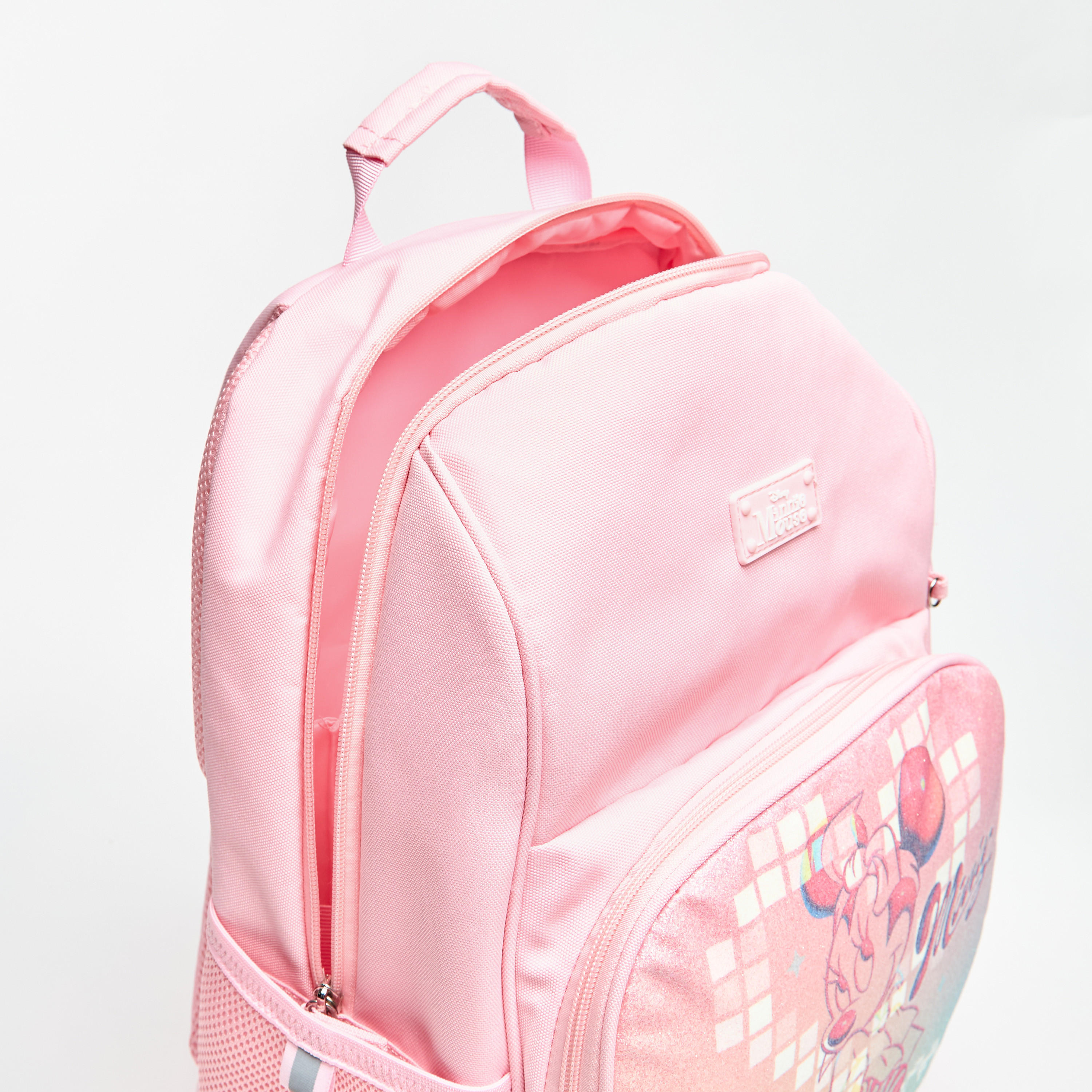 Disney Minnie Mouse Print Backpack with Adjustable Straps and Zip Closure - 41x31x13 cm-school-bagsandbackpacks-backpacks-image-4