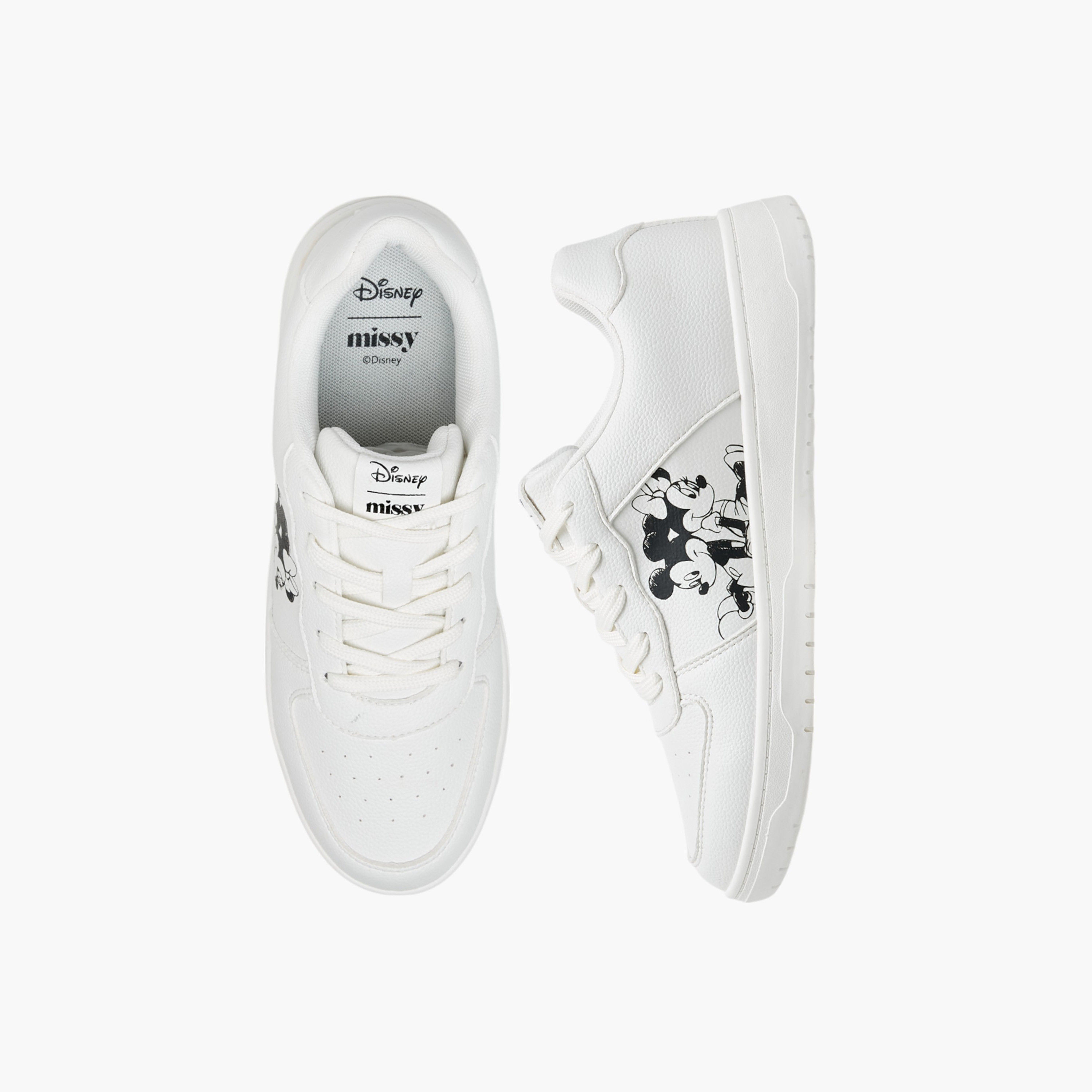 حذاء سنيكرز برباط إغلاق وطبعات من ديزني-women-shoes-sneakers-image-11