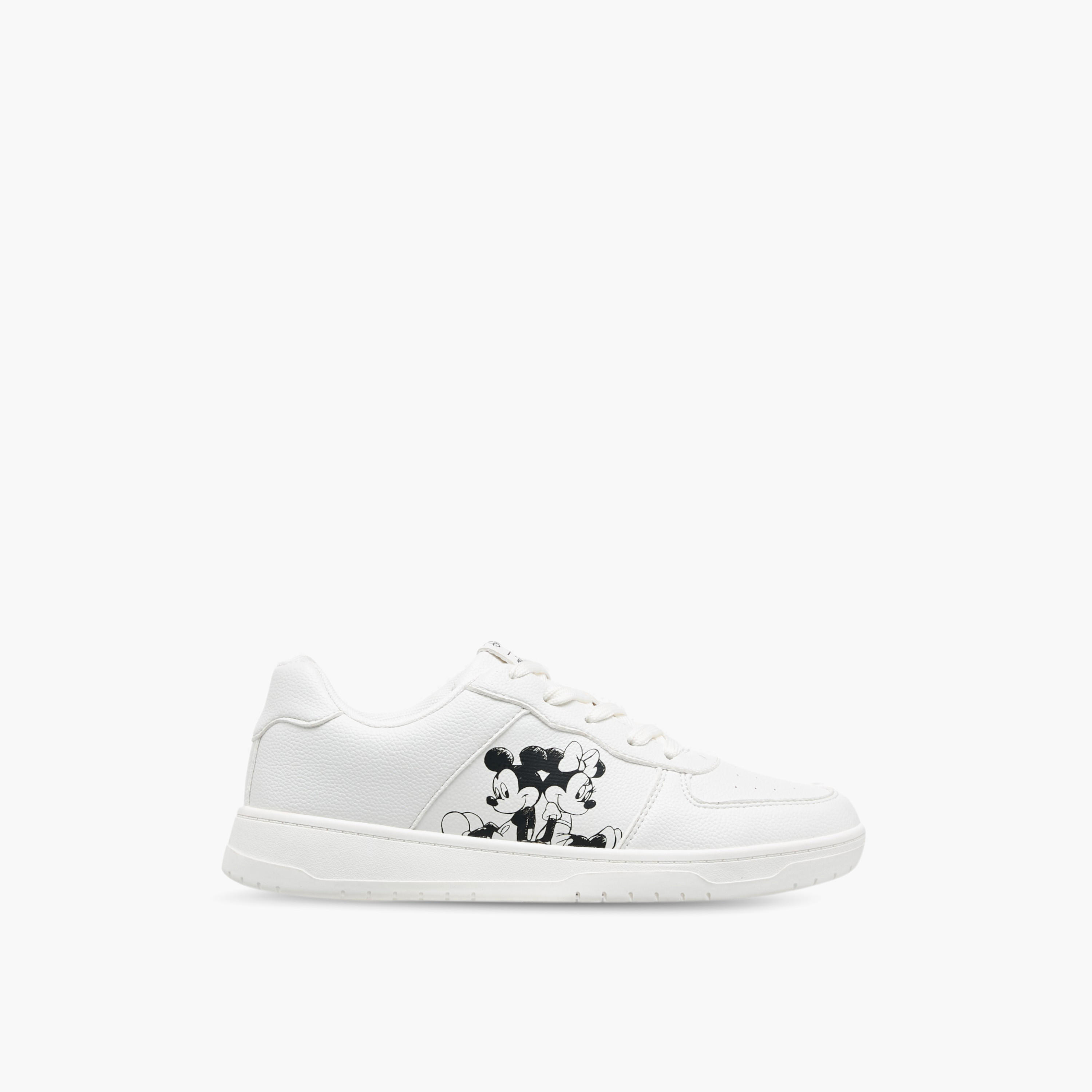 Disney Mickey and Minnie Mouse Print Lace-Up Sneakers-women-shoes-sneakers-image-3