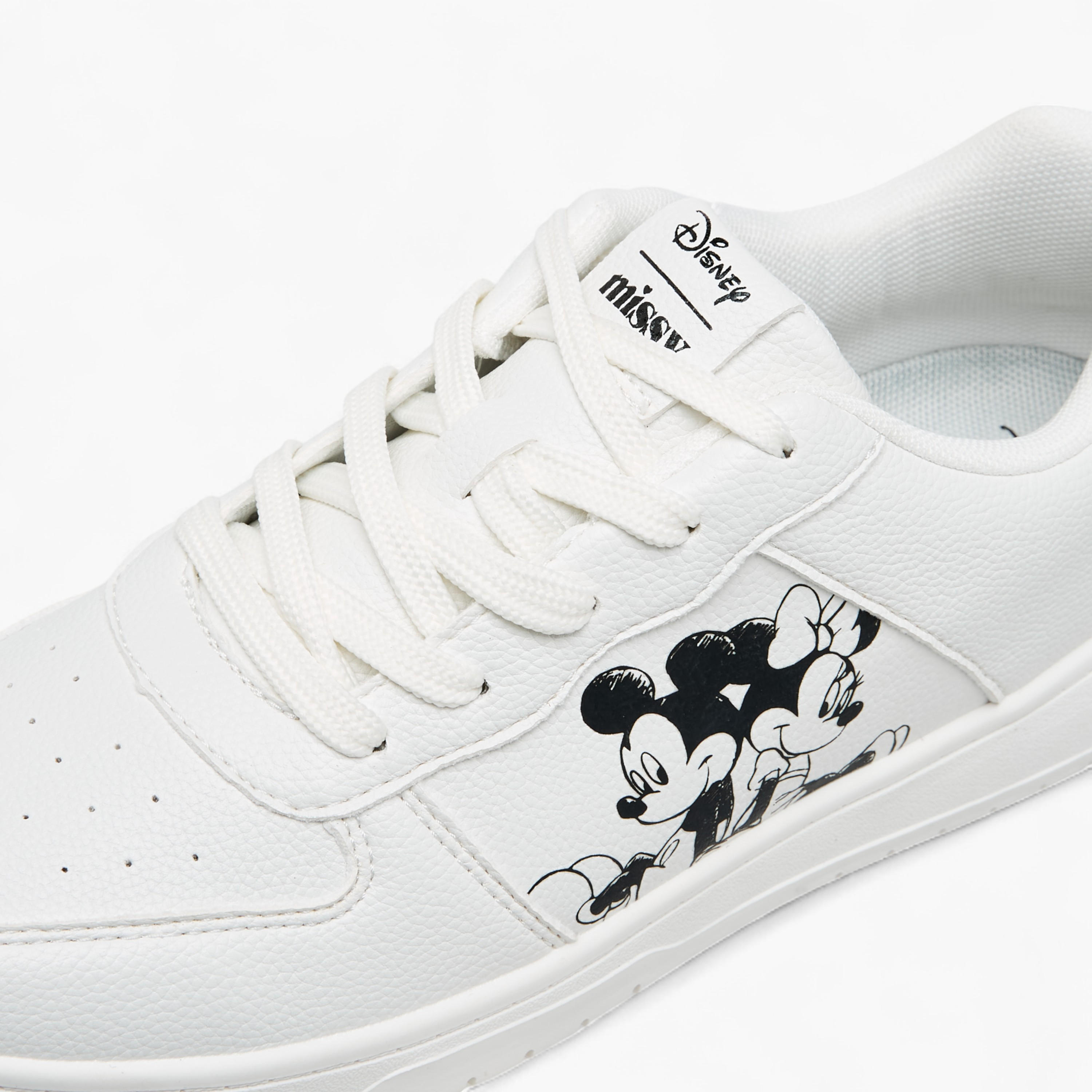 Disney Mickey and Minnie Mouse Print Lace-Up Sneakers-women-shoes-sneakers-image-4