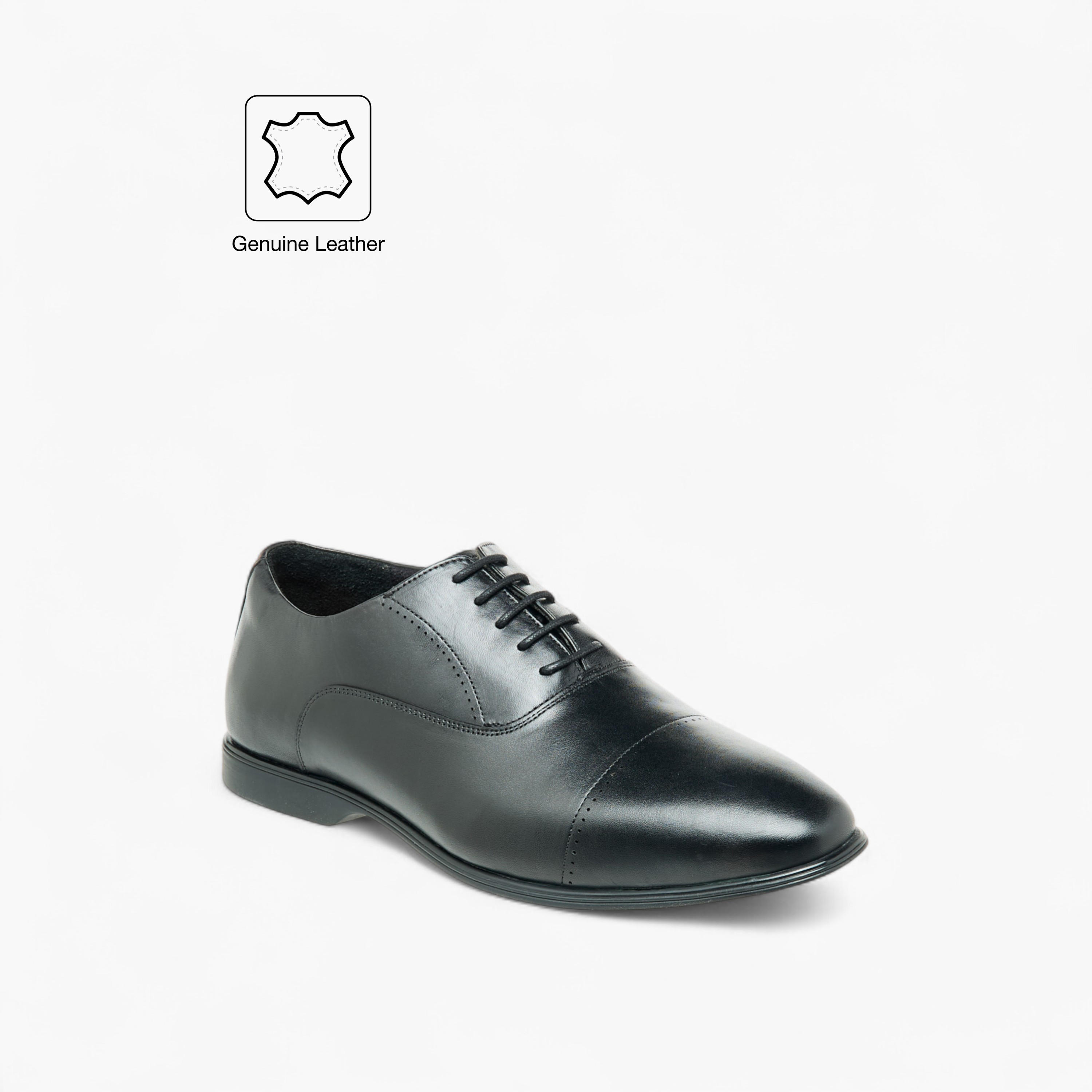 Le Confort Leather Solid Lace-Up Oxford Shoes-men-shoes-formalshoes-image-2