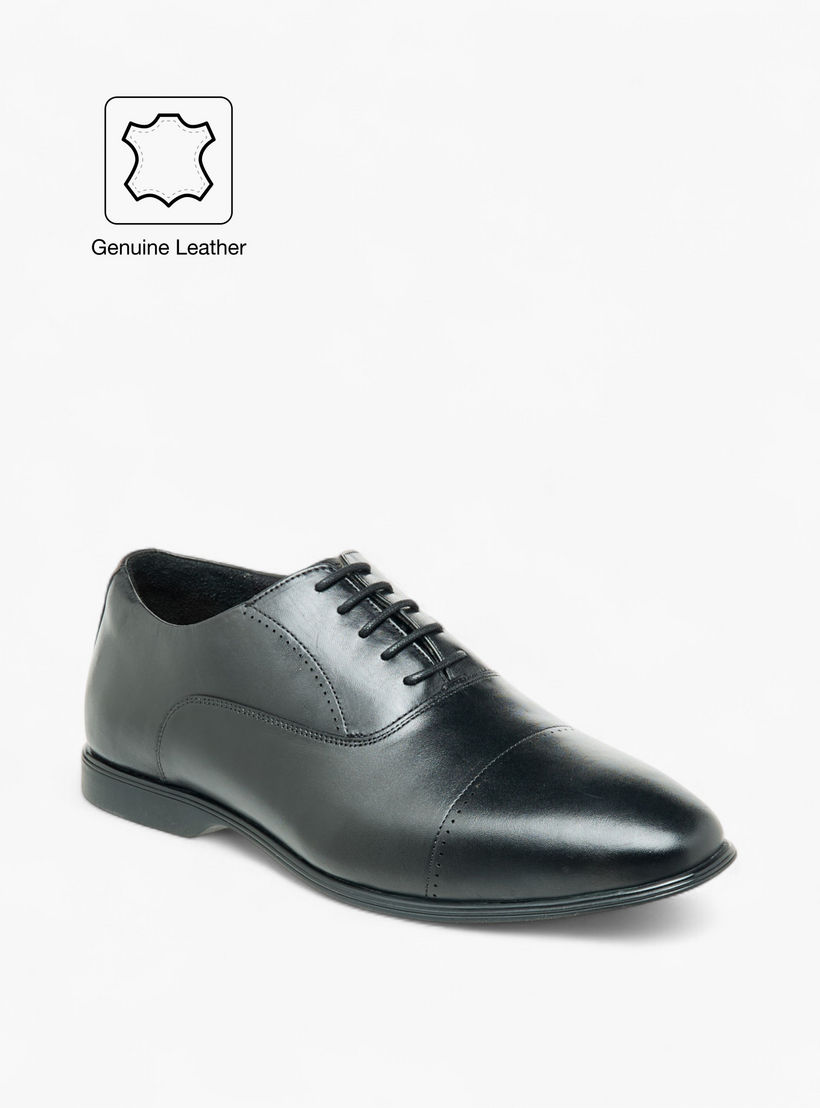 Le Confort Leather Solid Lace-Up Oxford Shoes-men-shoes-formalshoes-image-2