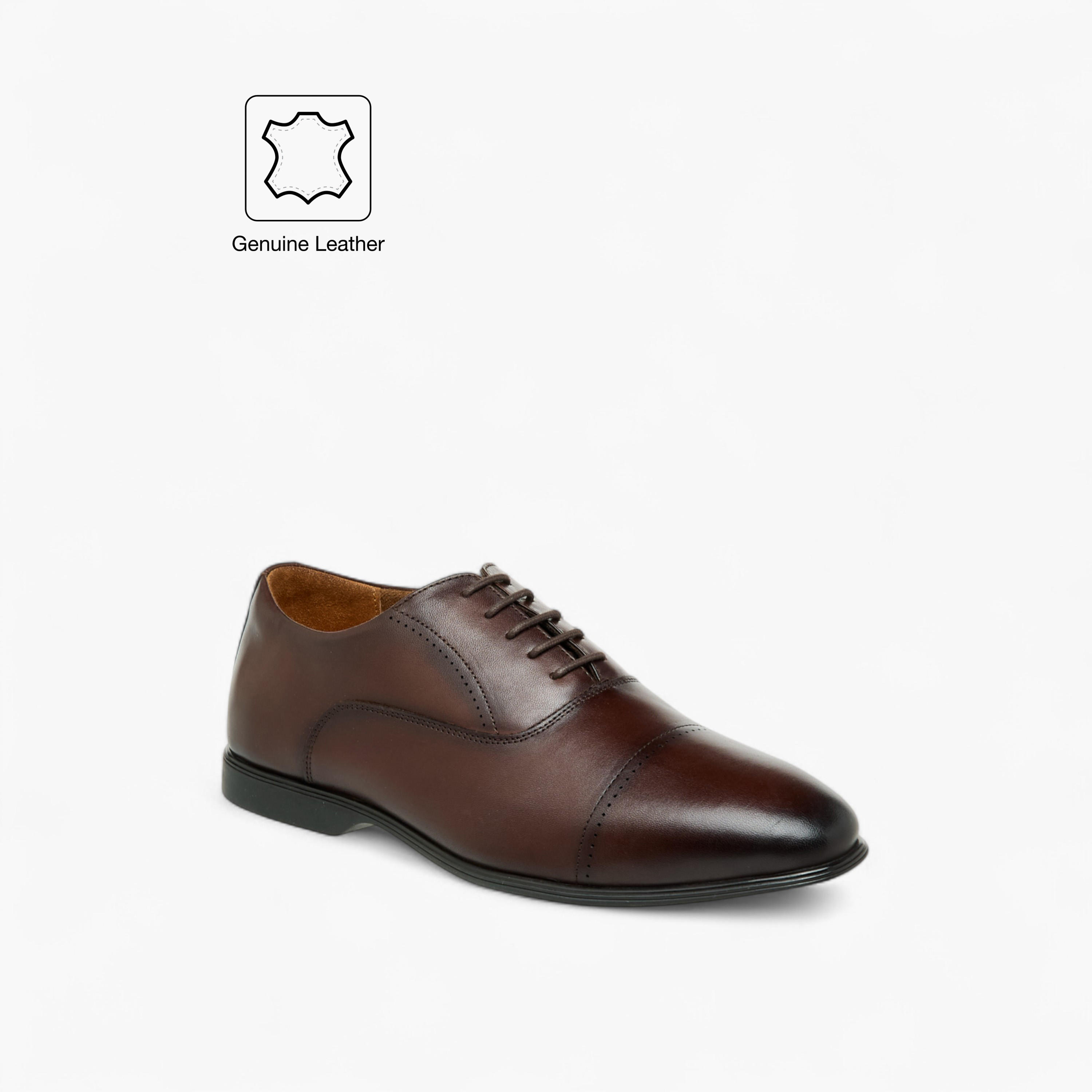 Le Confort Leather Solid Lace-Up Oxford Shoes-men-shoes-formalshoes-image-2