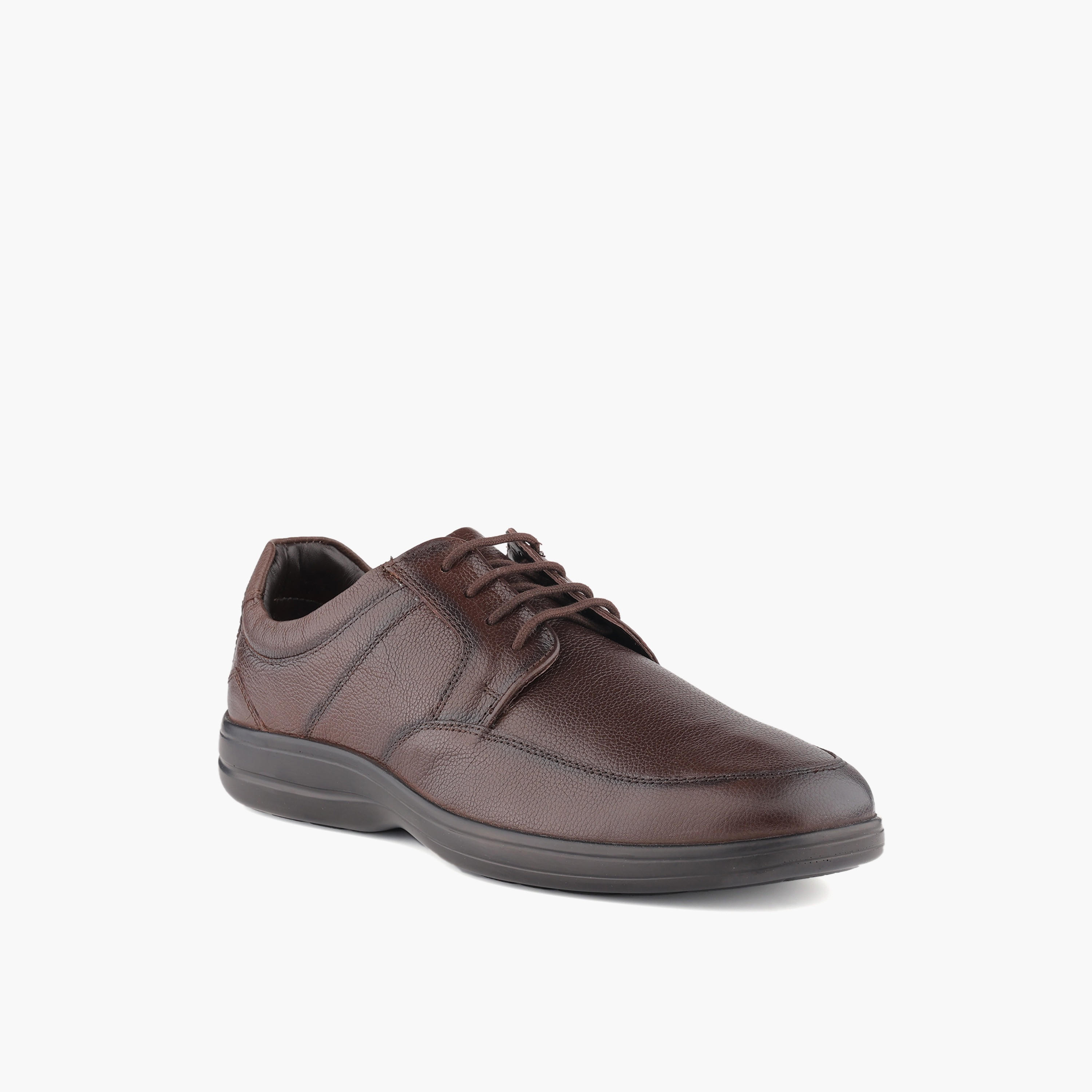 Le Confort Men Genuine Leather Lace-Up Derby Shoes-men-shoes-formalshoes-image-2